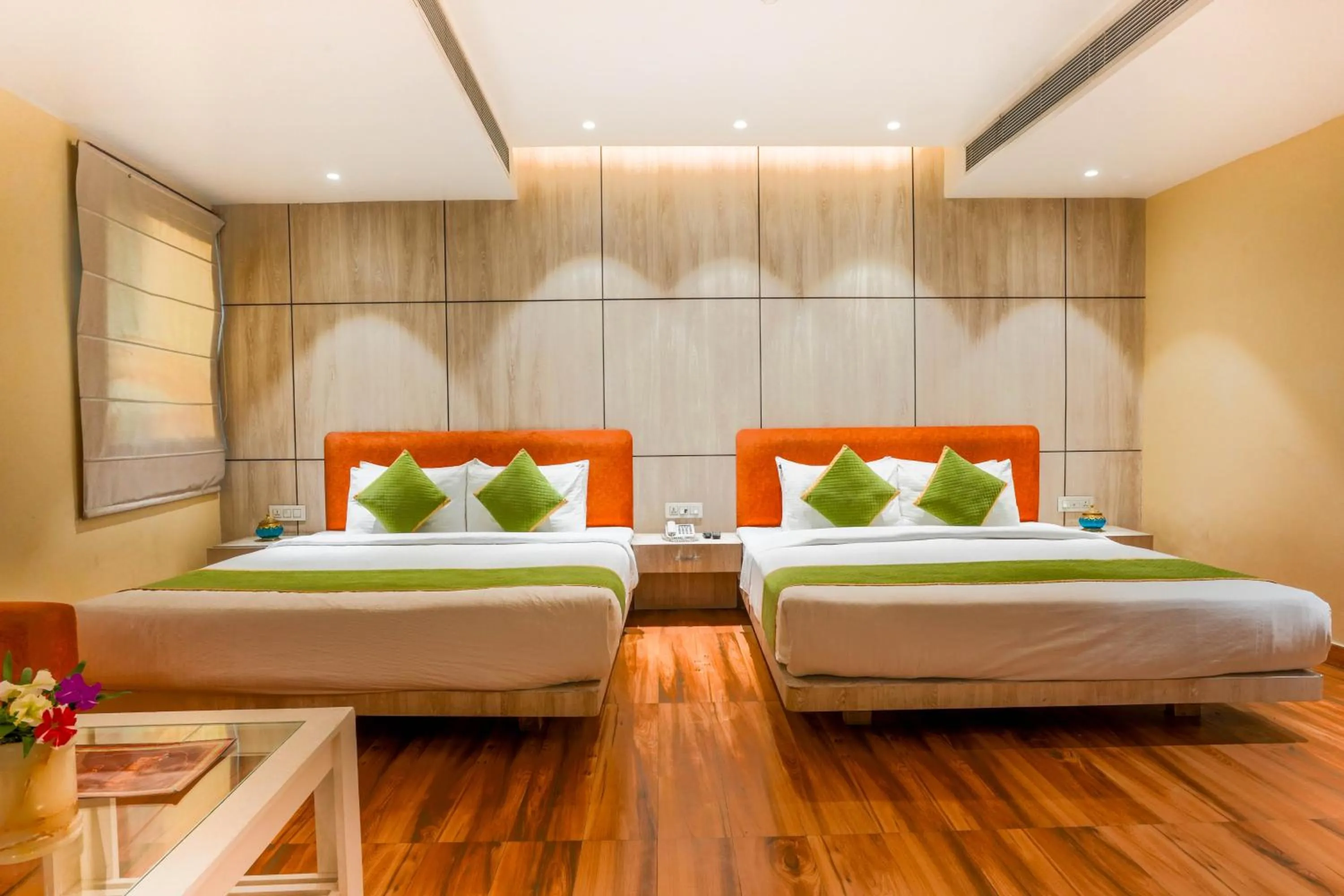 Bed in Stamps Golden Lagoon by Eight Continents - Opposite to Golden Temple