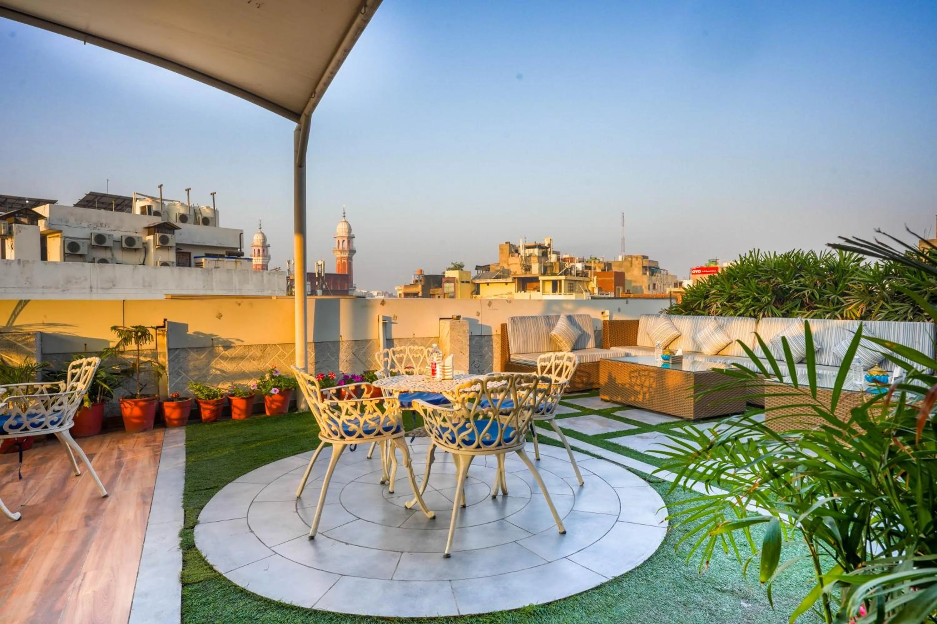 Balcony/Terrace in Stamps Golden Lagoon by Eight Continents - Opposite to Golden Temple