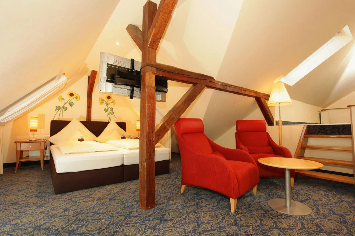 TV and multimedia, Bed in Hotel und Gästehaus Will