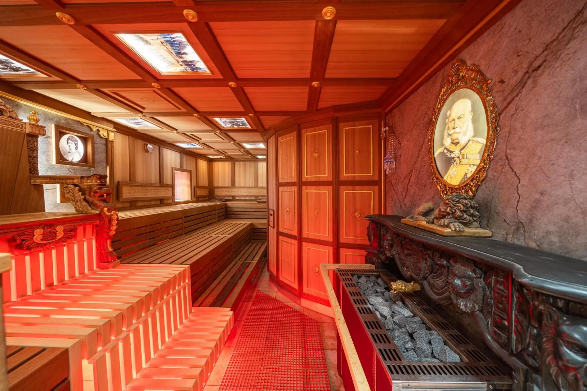 Sauna in Häcker's Hotel