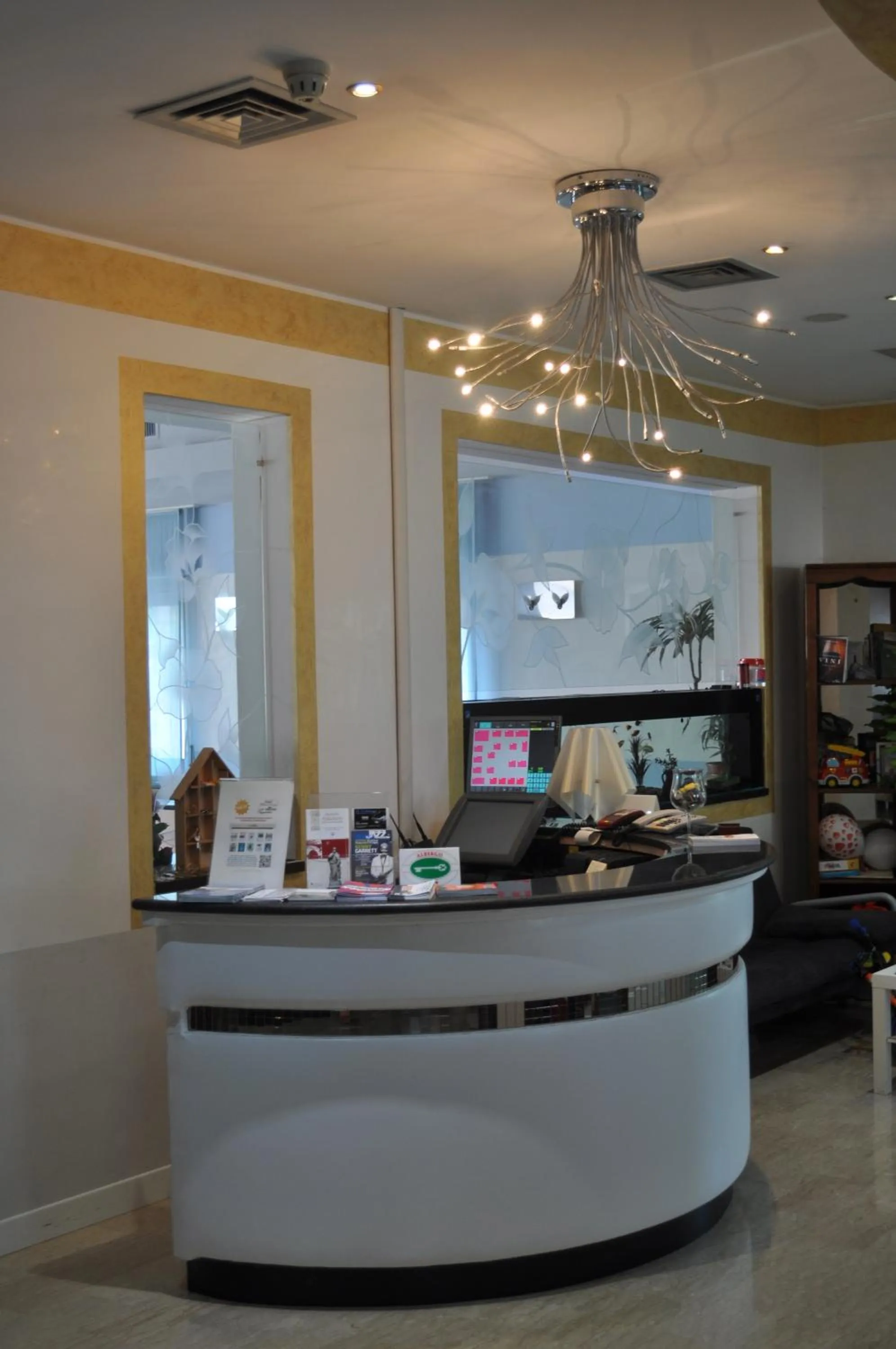 Lobby or reception in Hotel Green castellani