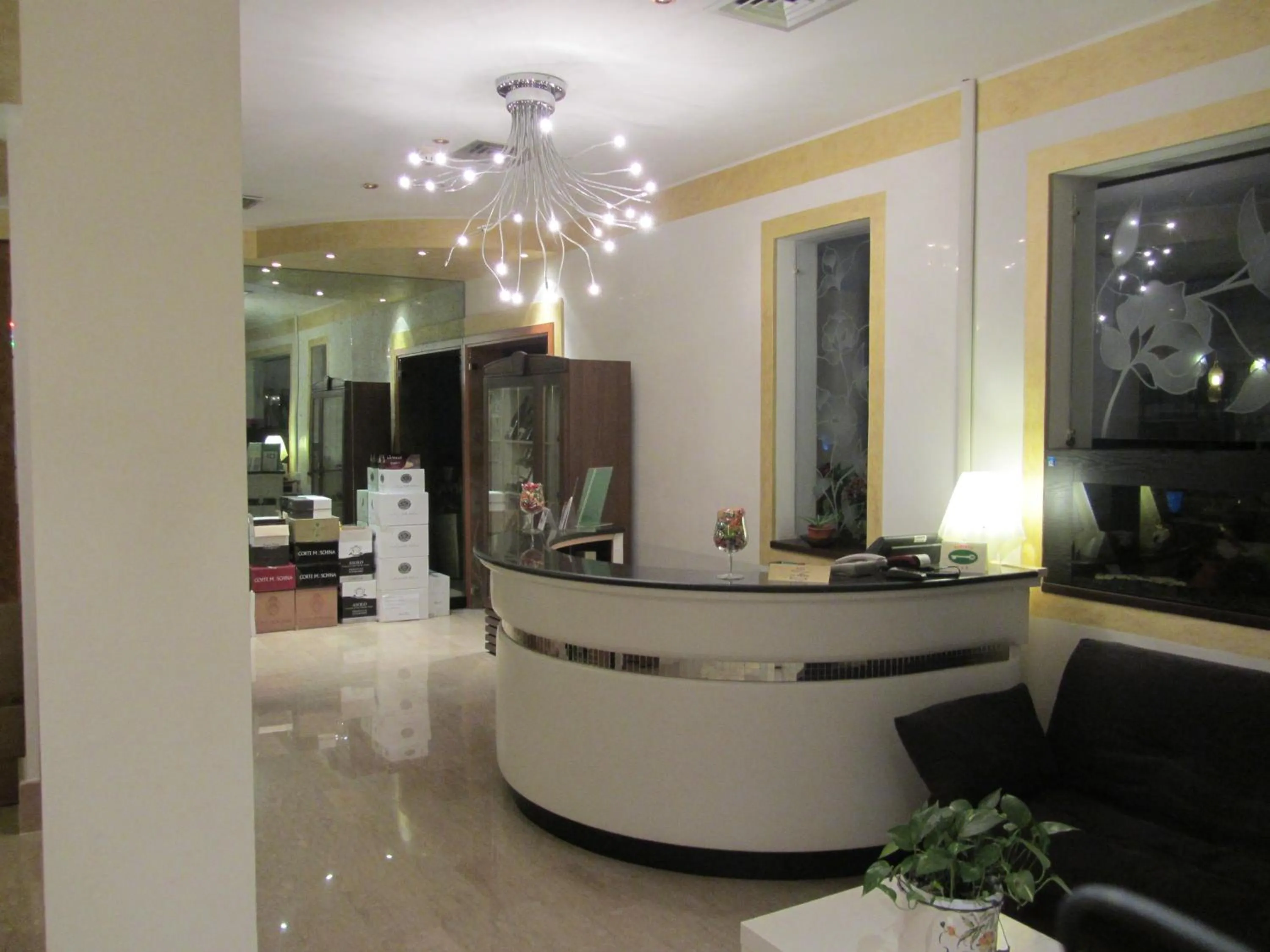 Lobby or reception in Hotel Green castellani