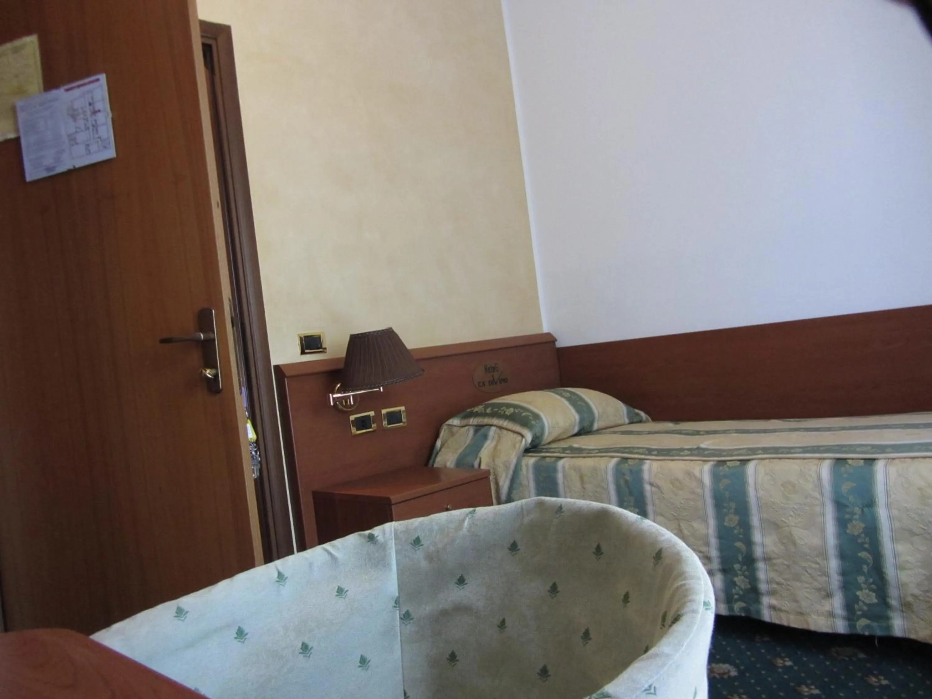 Decorative detail, Bed in Hotel Green castellani