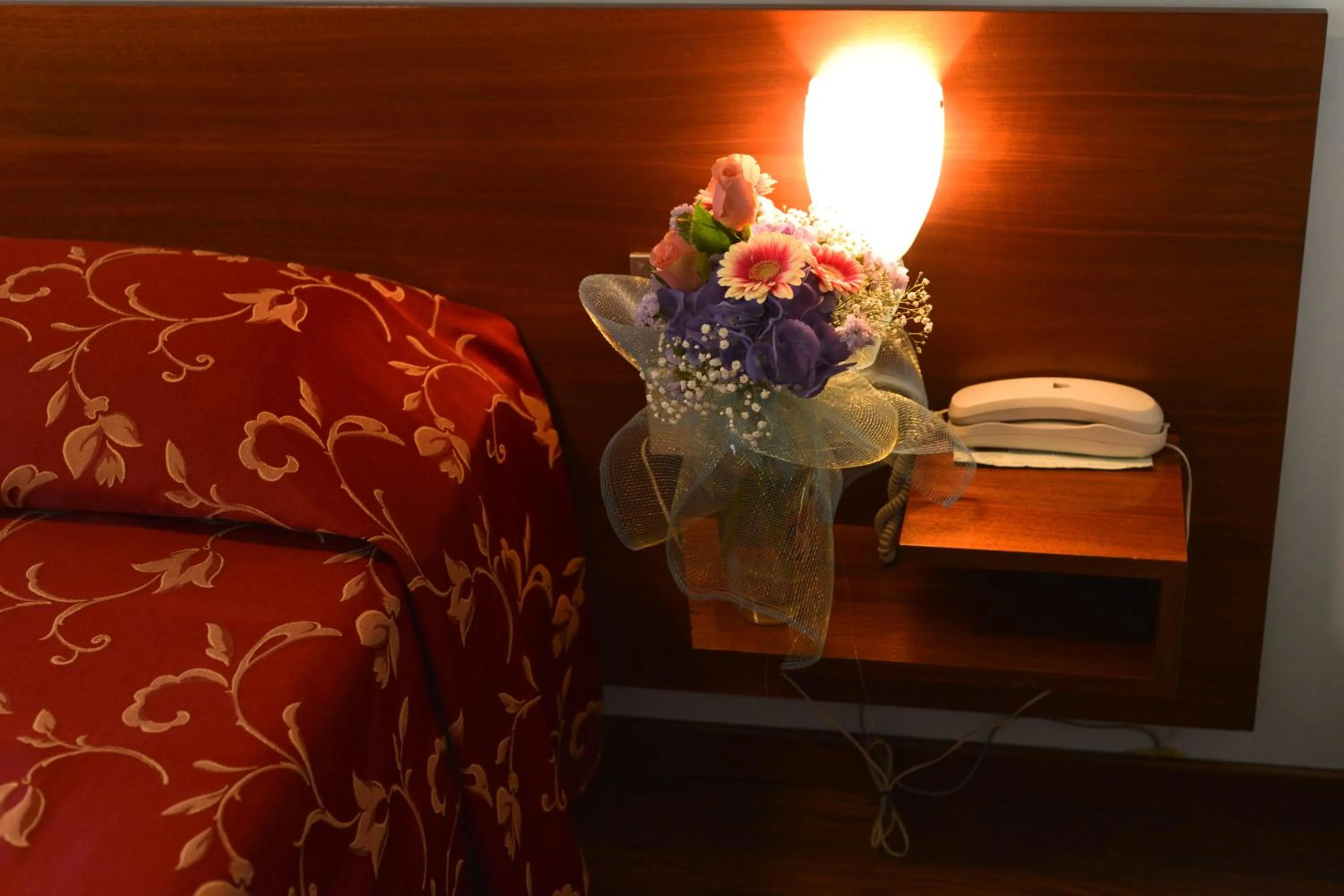 Decorative detail, Bed in Hotel Salieri