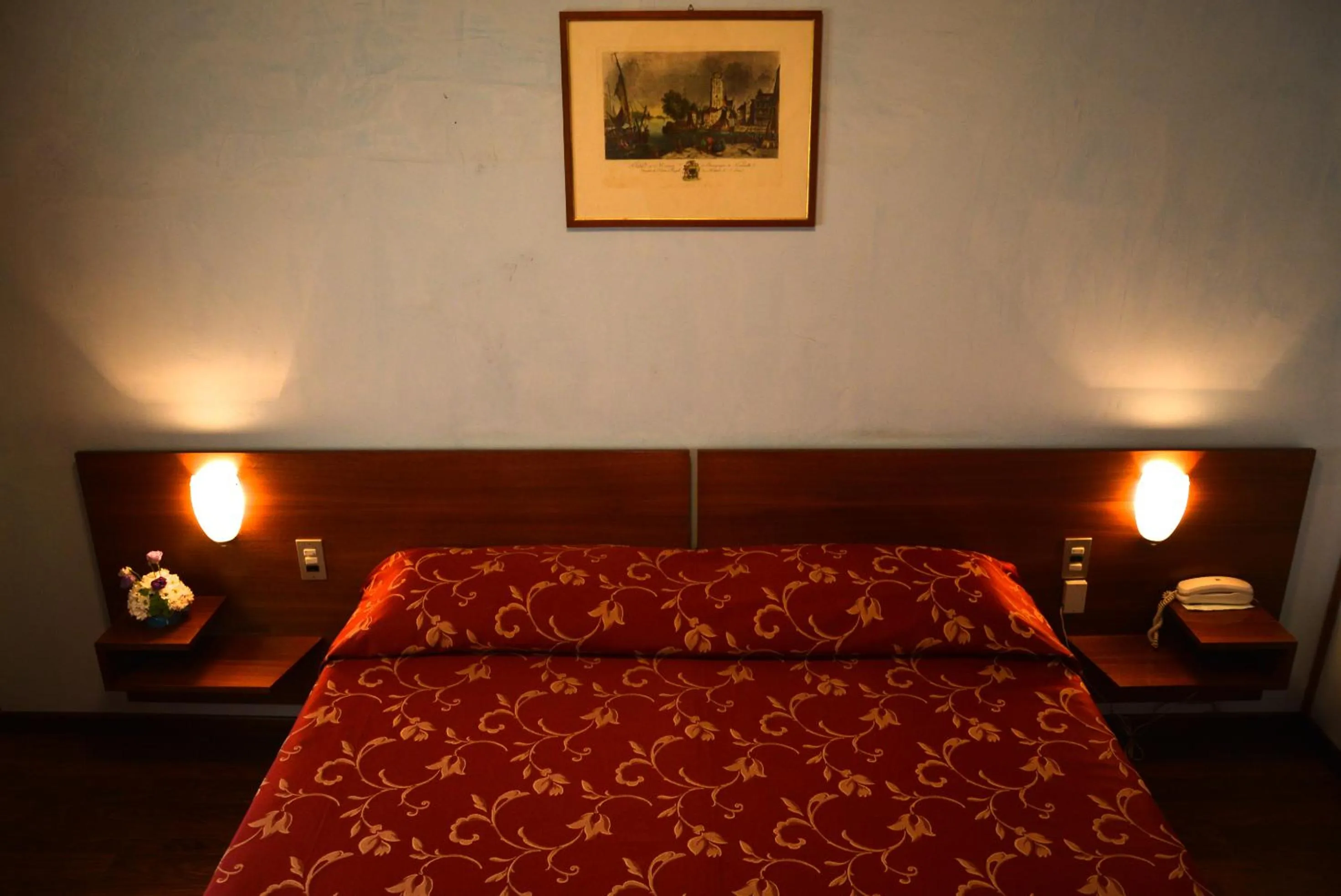 Decorative detail, Bed in Hotel Salieri