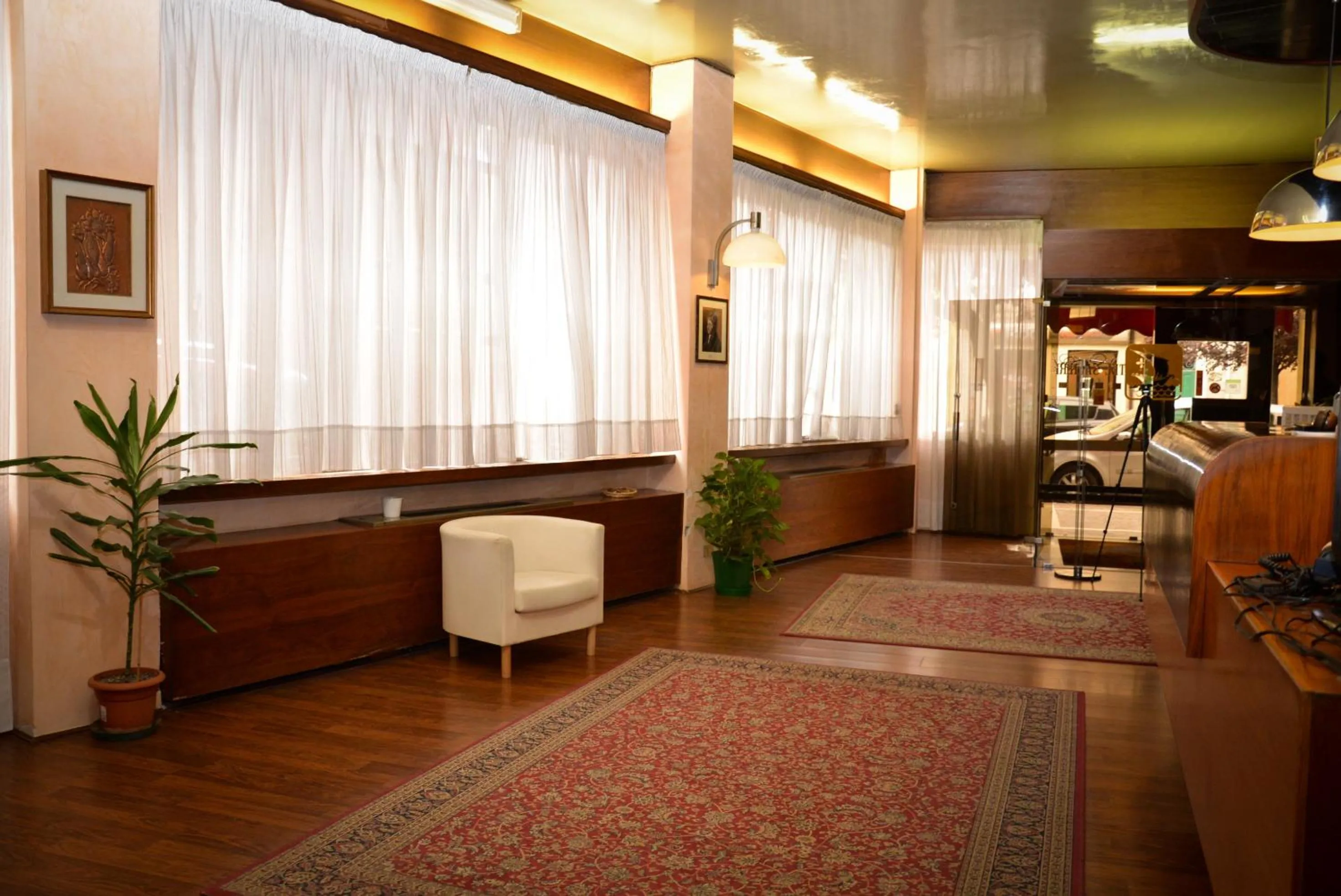 Lobby or reception in Hotel Salieri