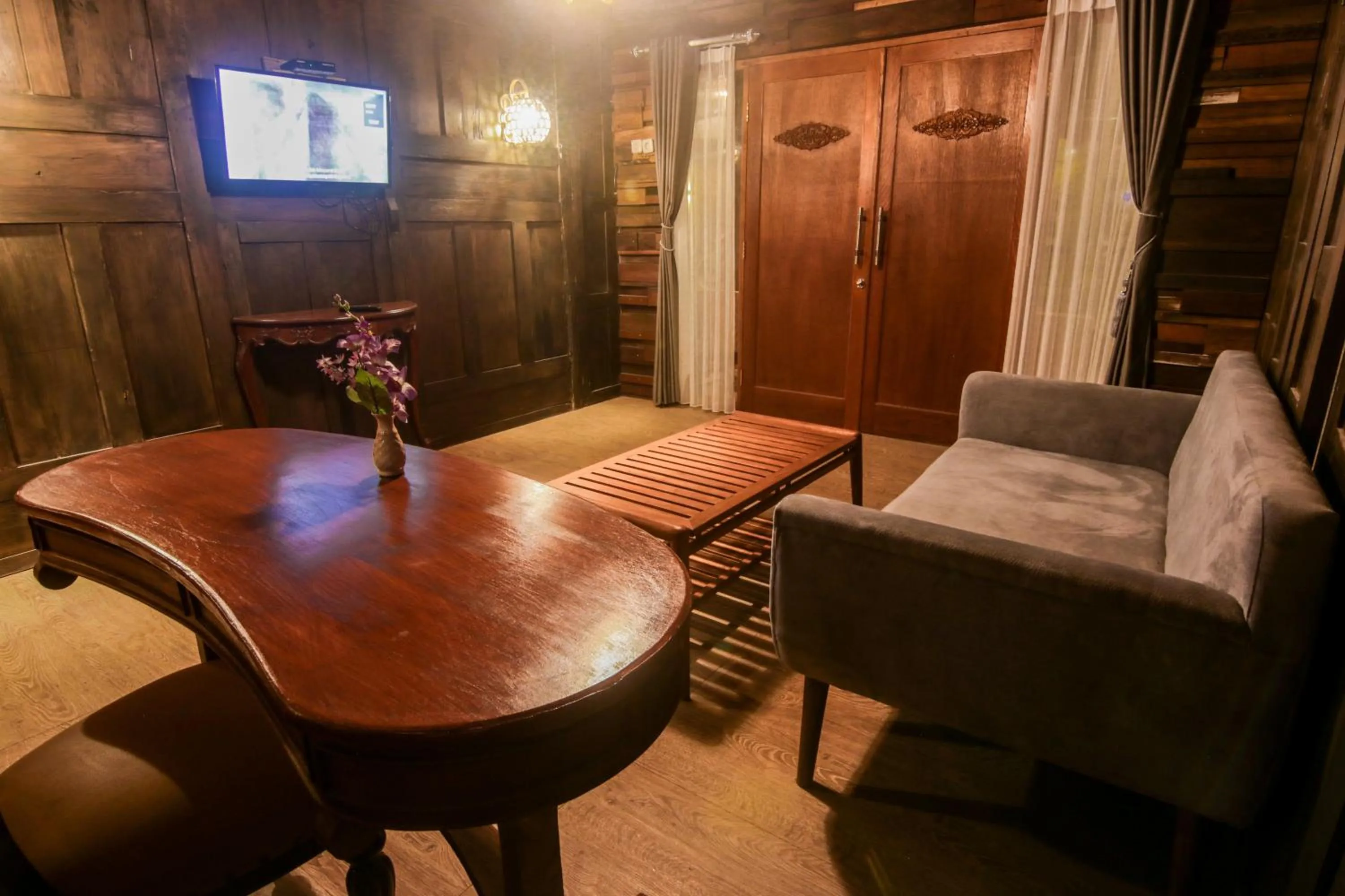 Living room in Khanaya Hotel Borobudur