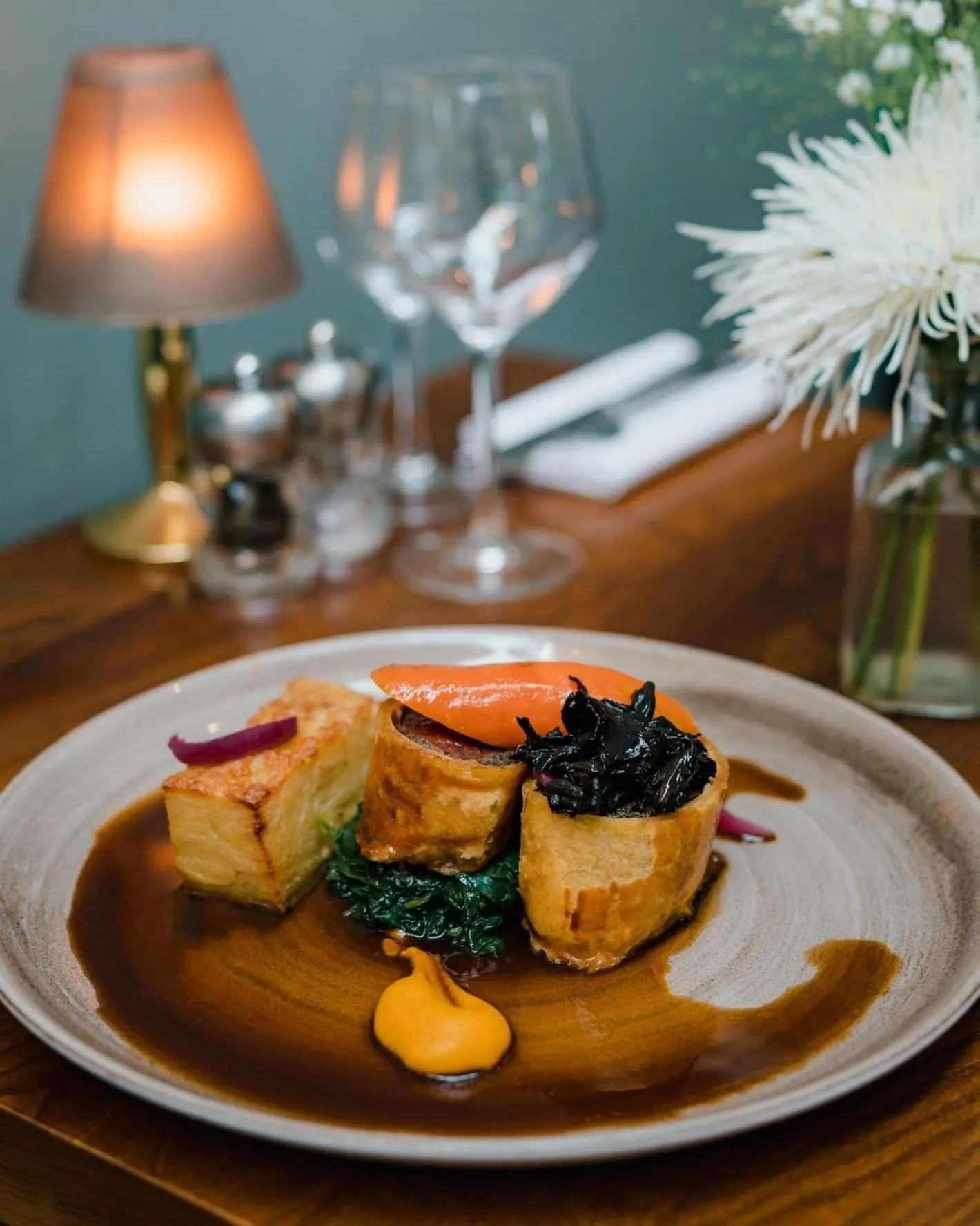 Dinner in Purchases Restaurant & Accommodation