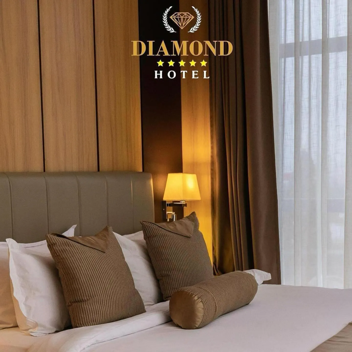 Bed in Hotel Diamond Prishtina