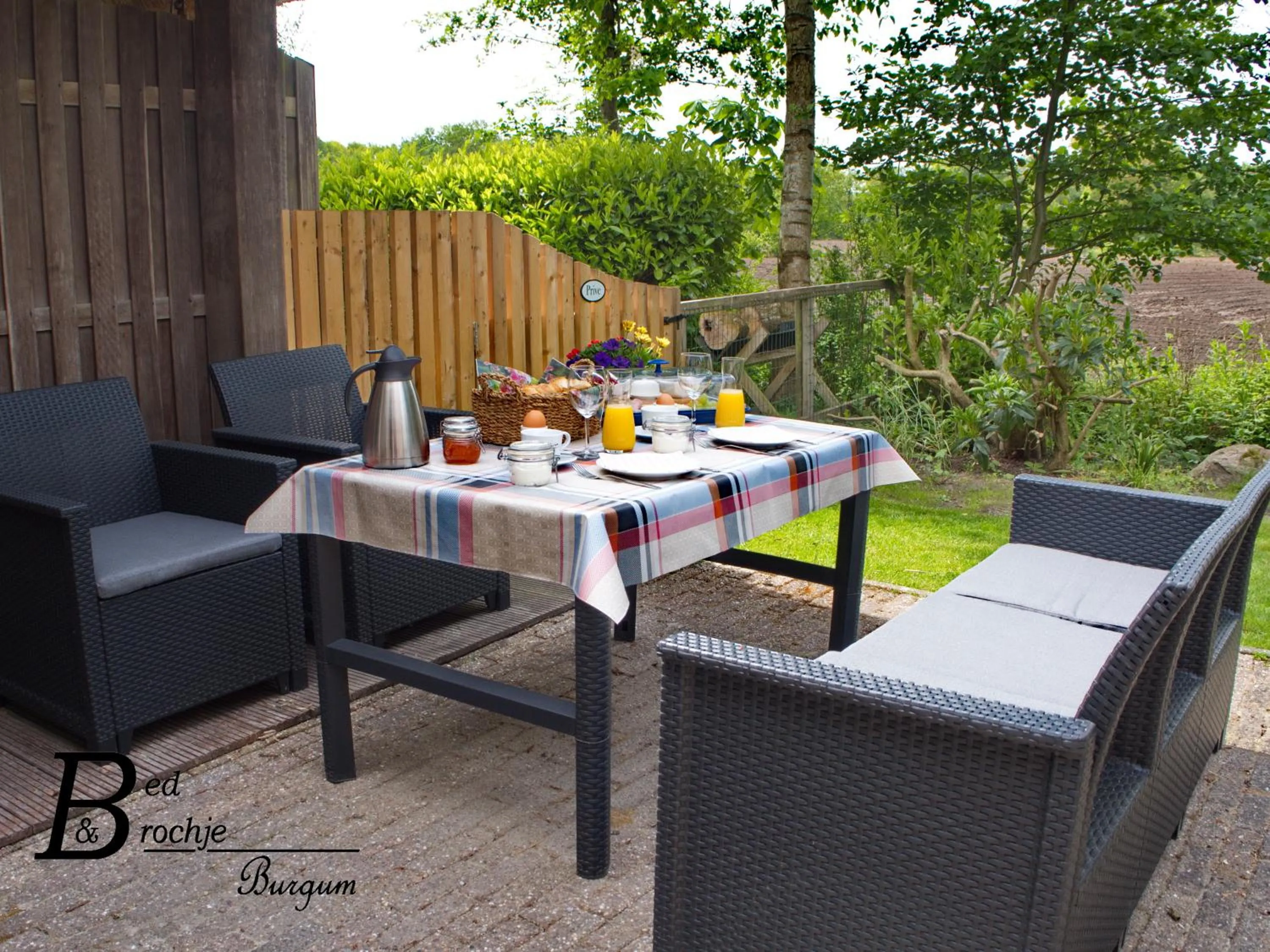 Balcony/Terrace in Bed & Brochje Burgum