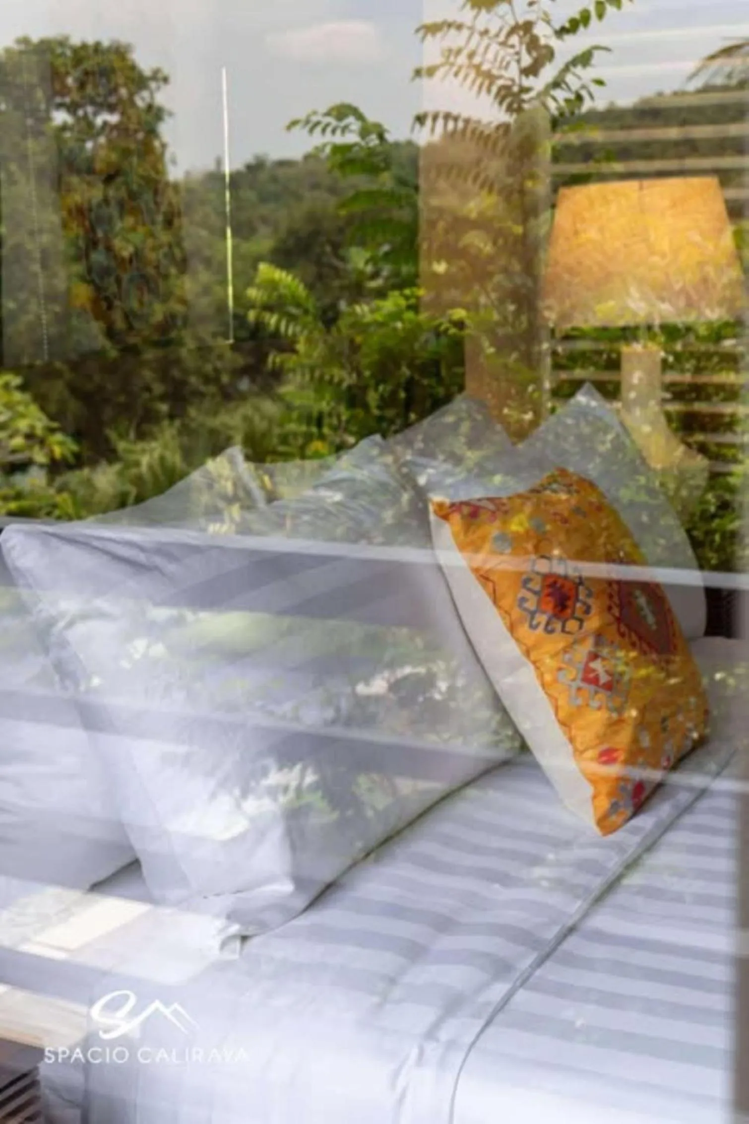 Bed in Spacio Caliraya Bed & Breakfast