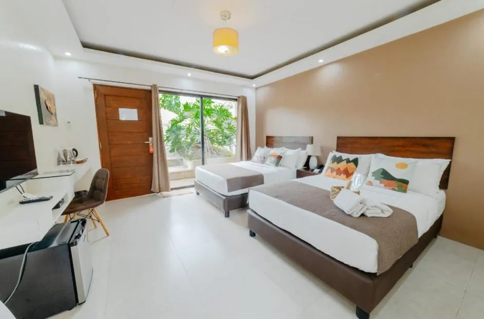 Bed in Spacio Caliraya Bed & Breakfast