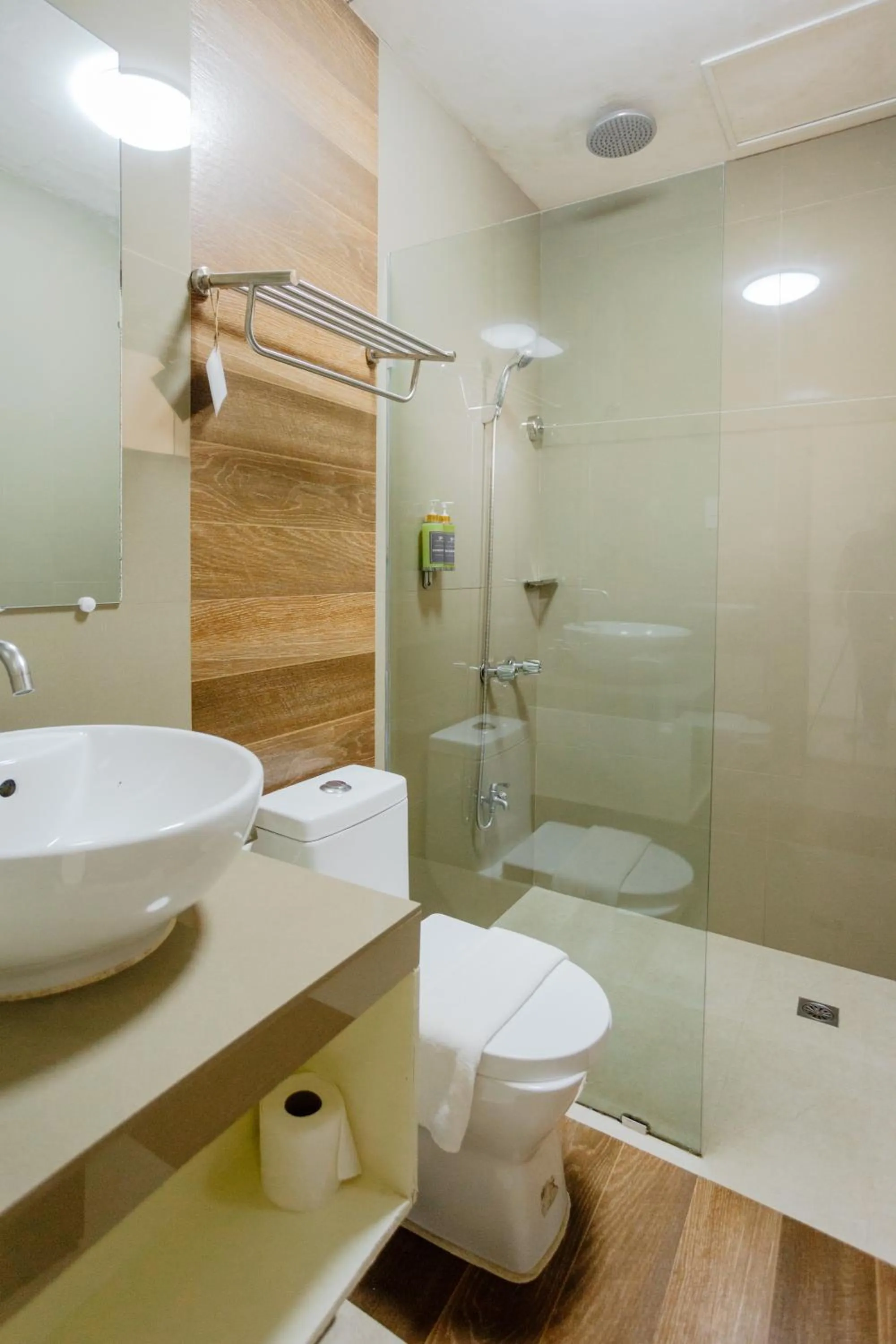 Shower in Spacio Caliraya Bed & Breakfast