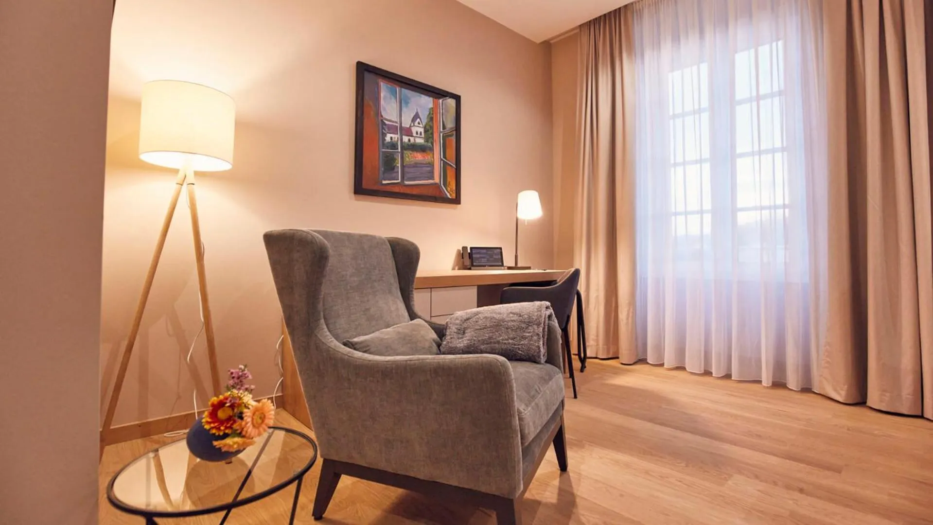 Seating area in Seehotel Maria Laach