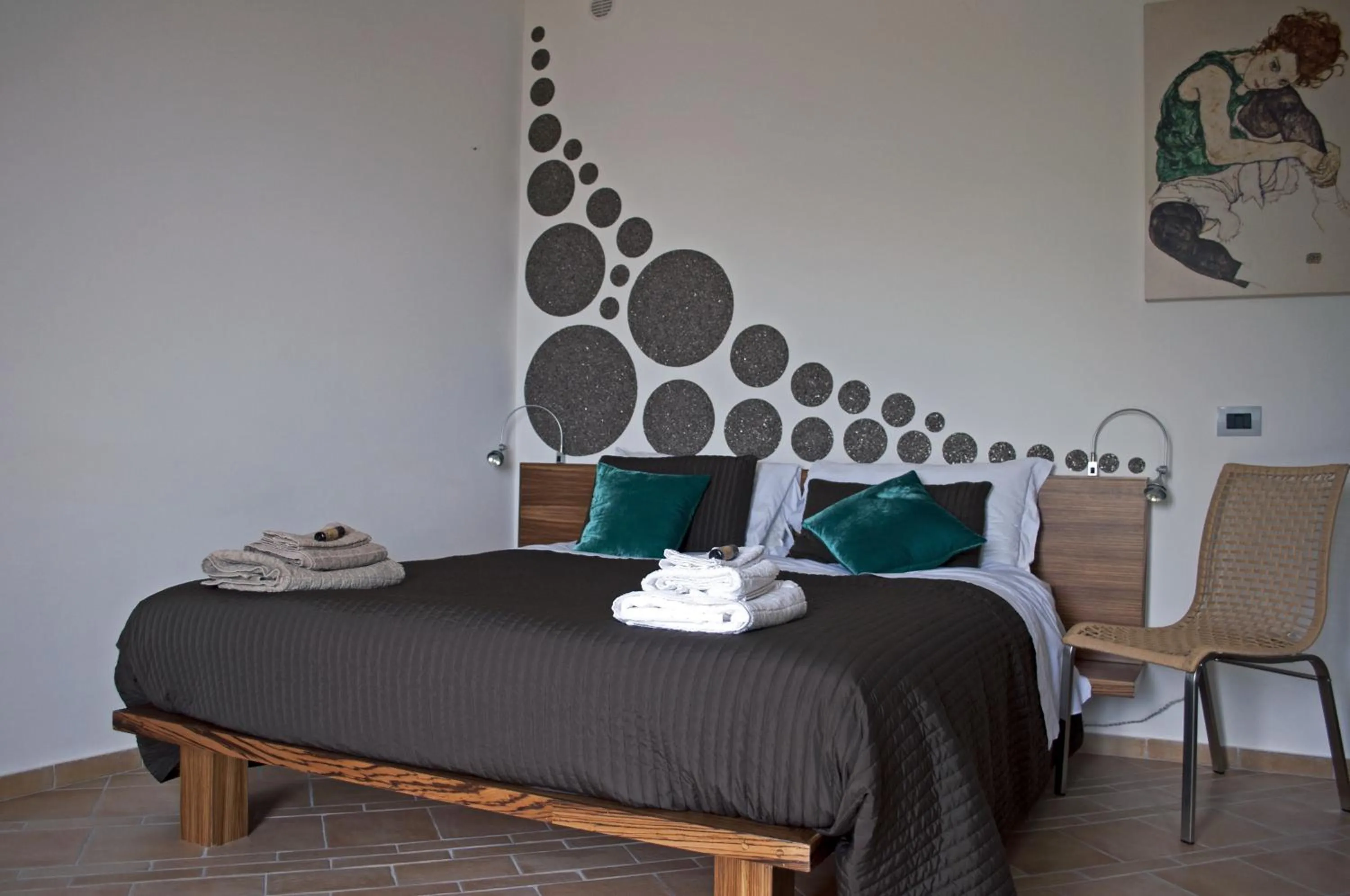 Decorative detail, Bed in Residence Zelzar