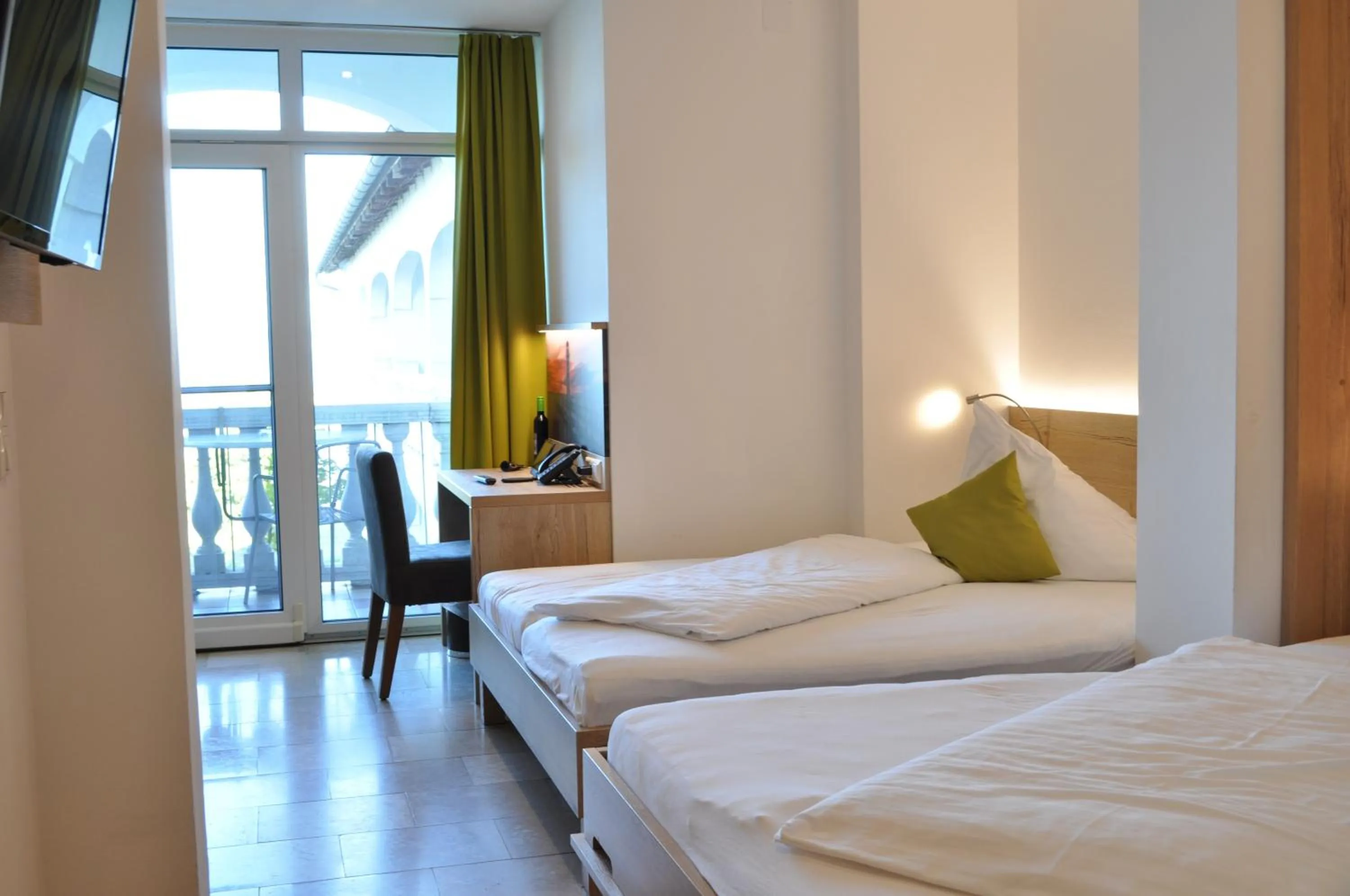 Photo of the whole room, Bed in Seehotel Herlinde