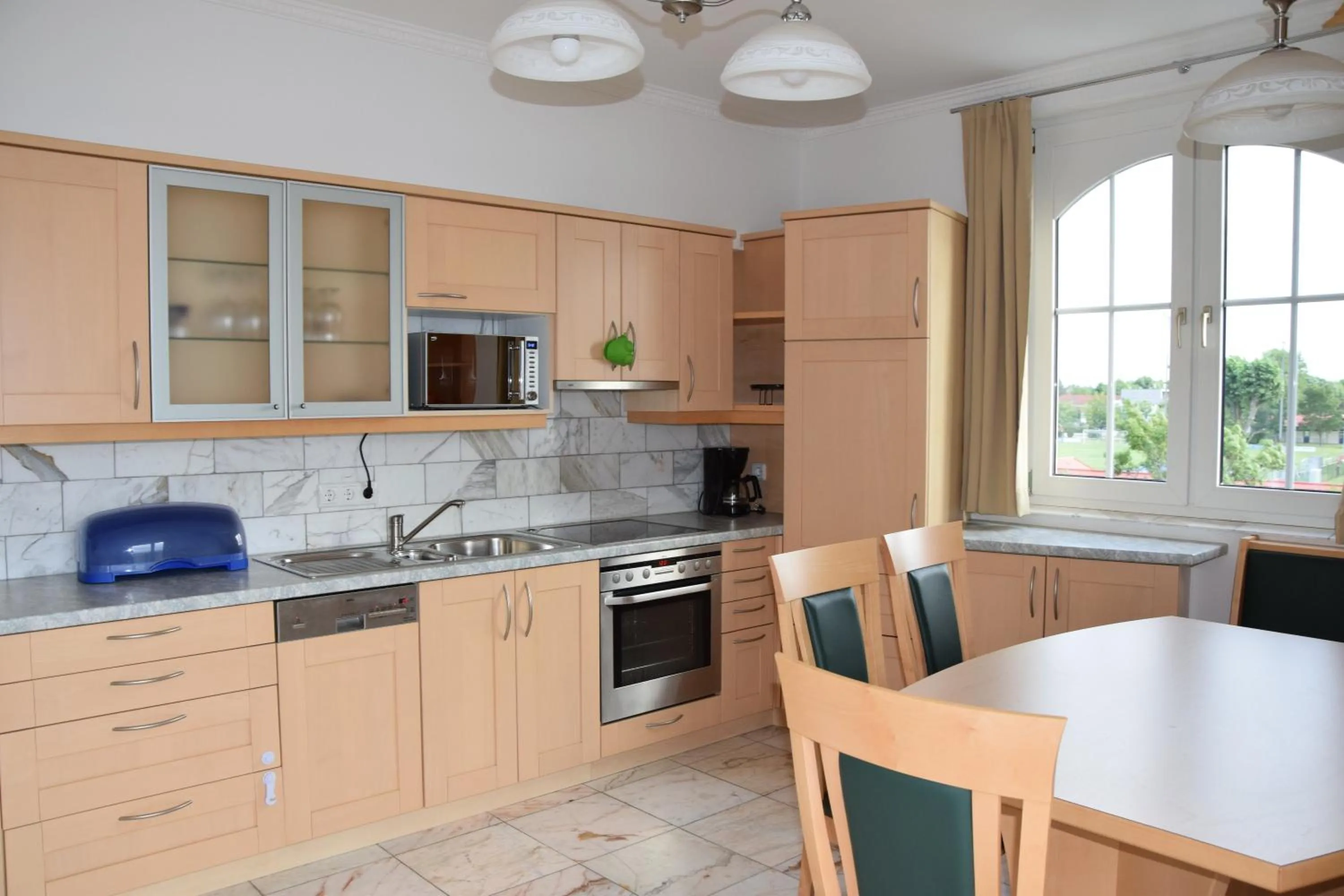 Kitchen or kitchenette in Seehotel Herlinde