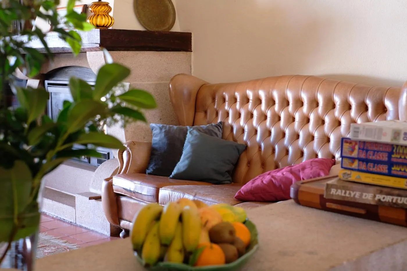Living room in AmendoeirasHouse-SustainableLiving
