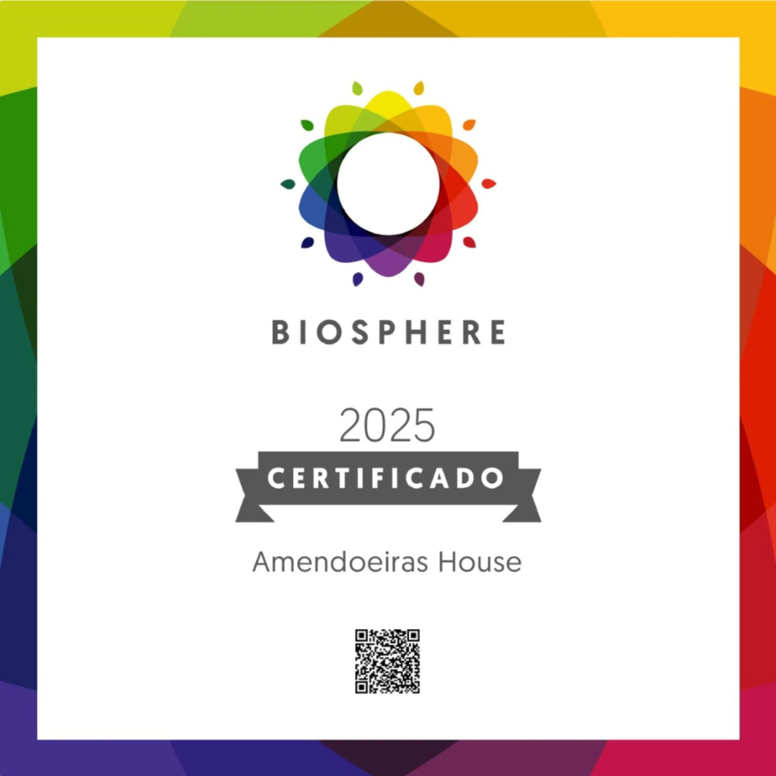 Certificate/Award in AmendoeirasHouse-SustainableLiving