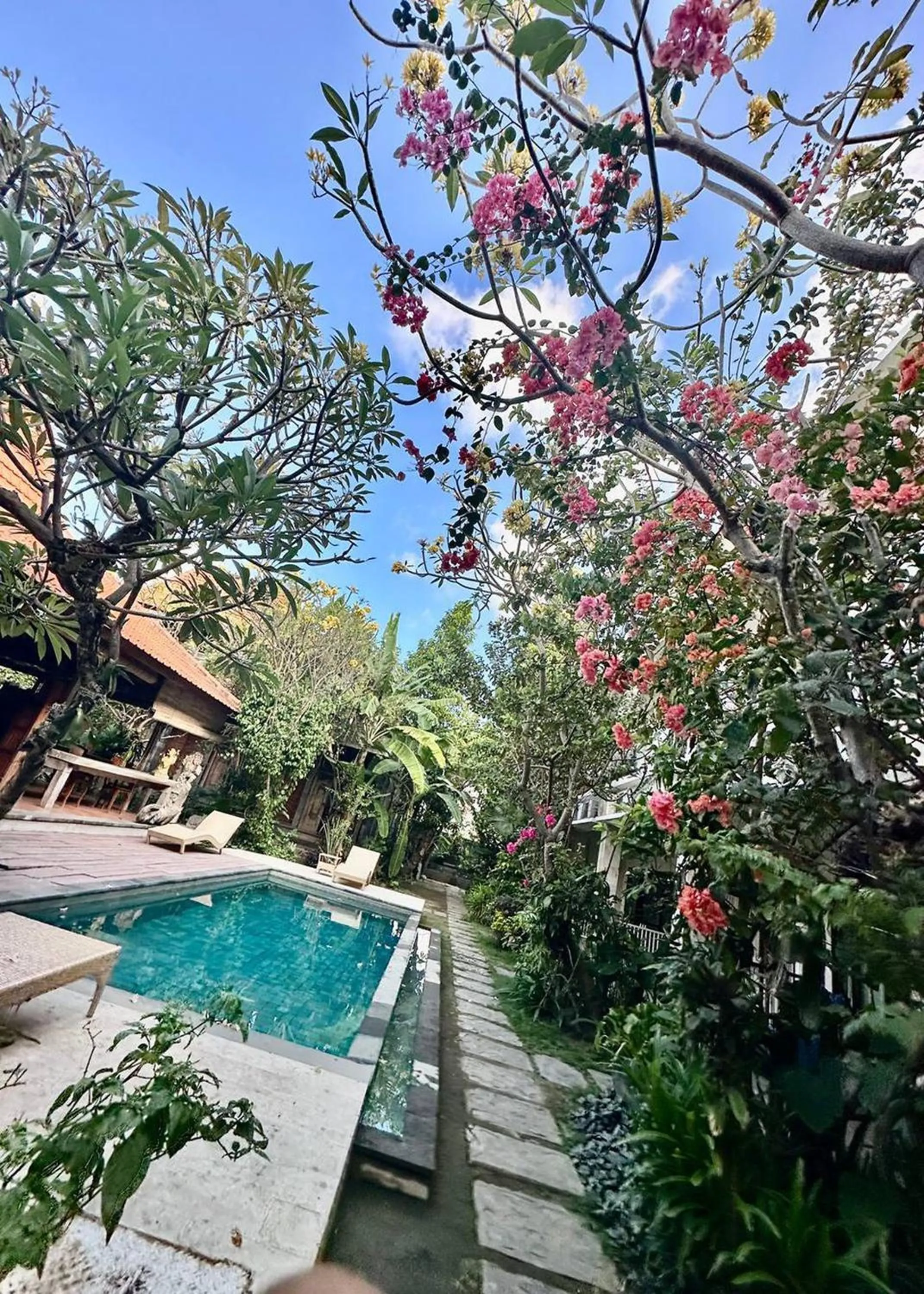 Swimming pool in Bali Eco Living Yoga Healing Meditation and Retreat Center