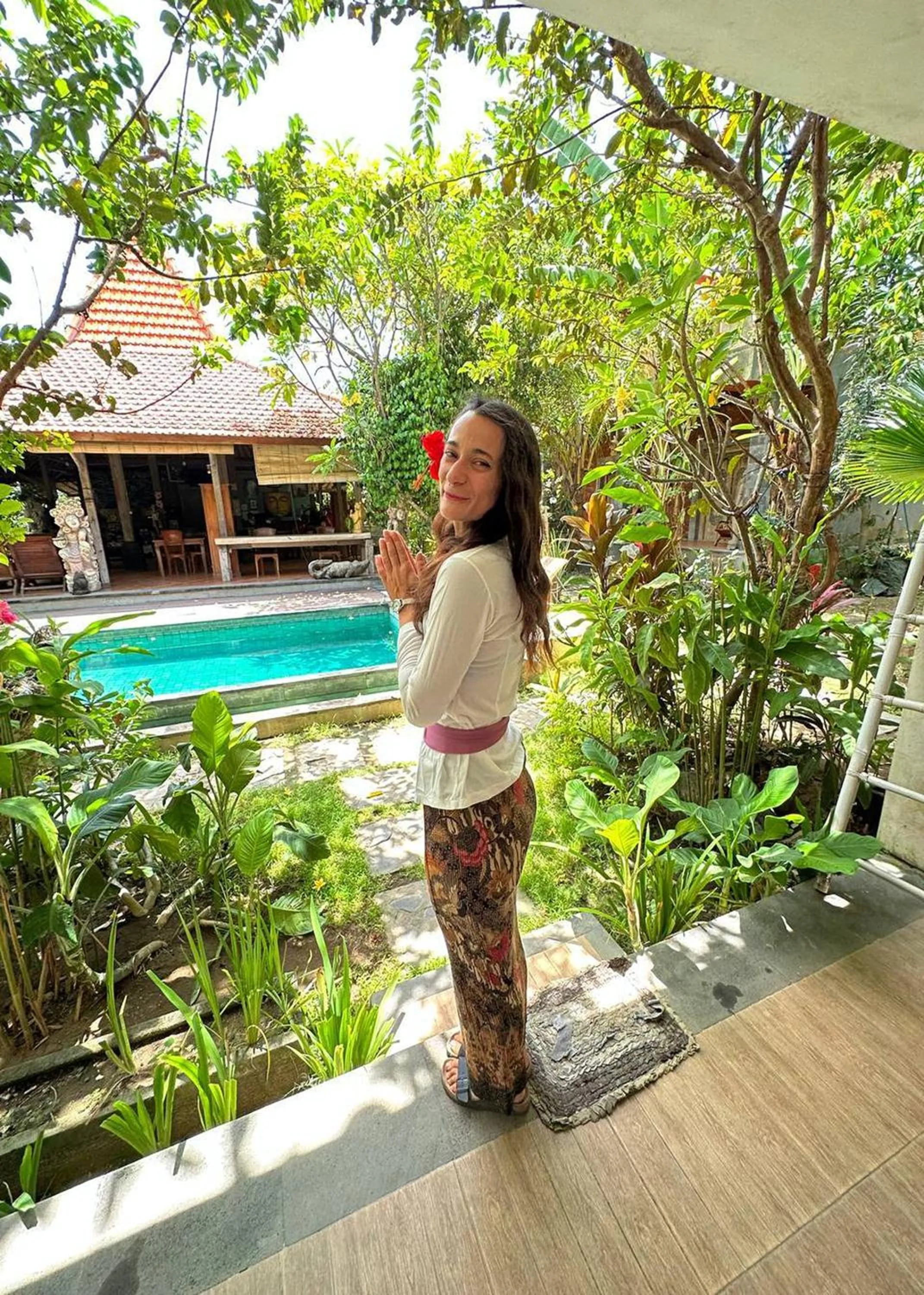 Guests in Bali Eco Living Yoga Healing Meditation and Retreat Center