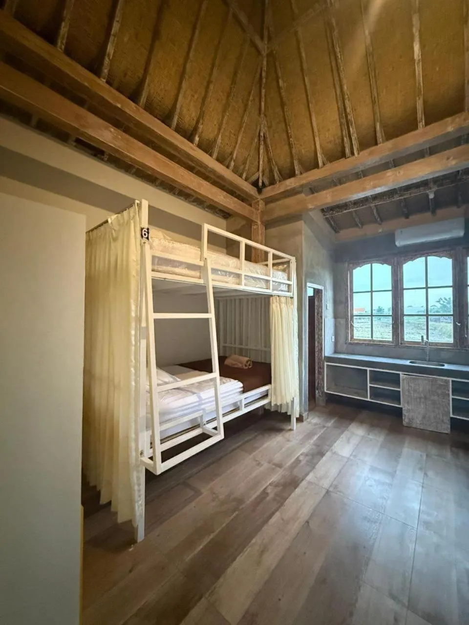 Photo of the whole room, Bed in Bali Eco Living Yoga Healing Meditation and Retreat Center