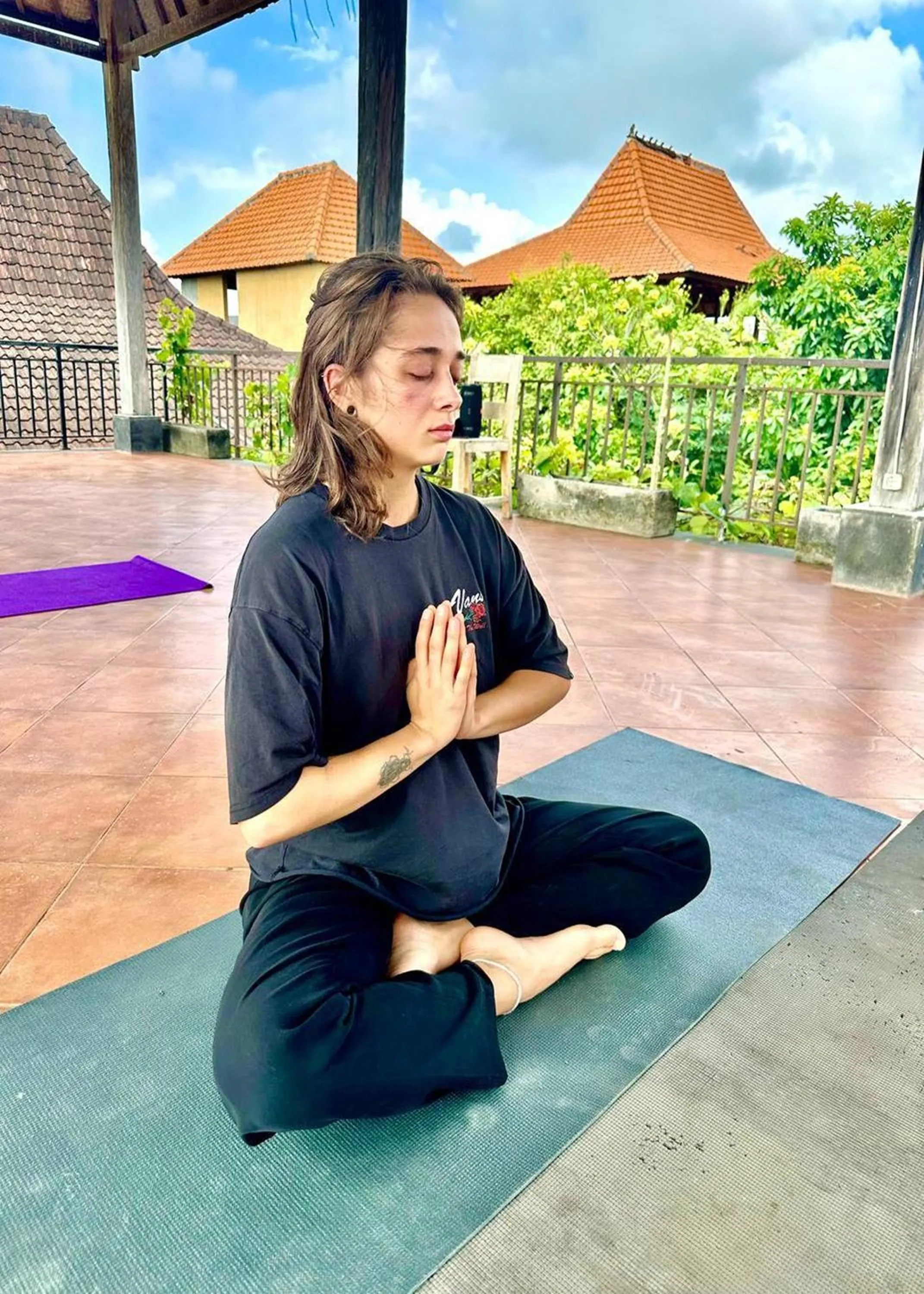 group of guests in Bali Eco Living Yoga Healing Meditation and Retreat Center