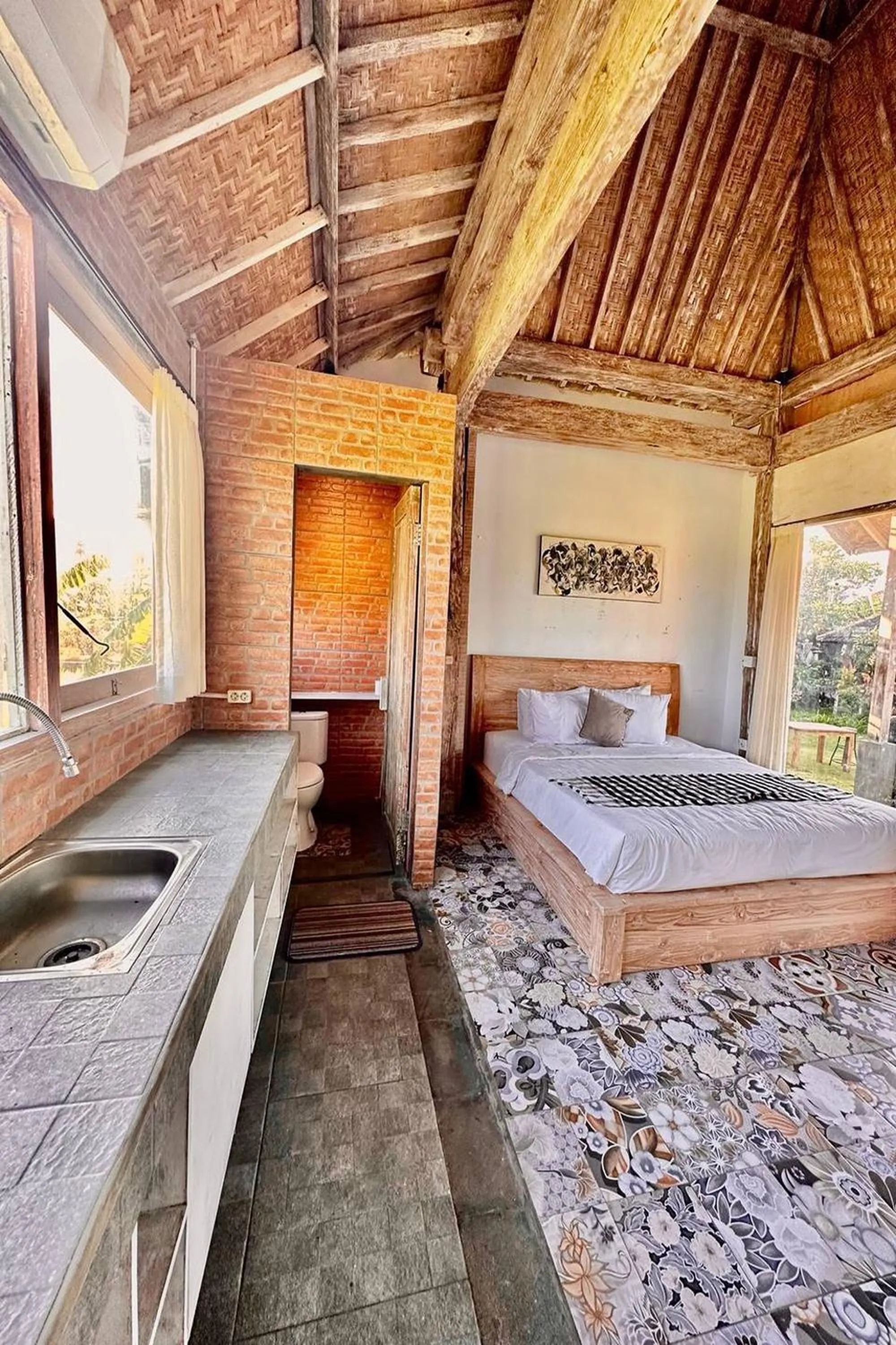 Bedroom in Bali Eco Living Yoga Healing Meditation and Retreat Center