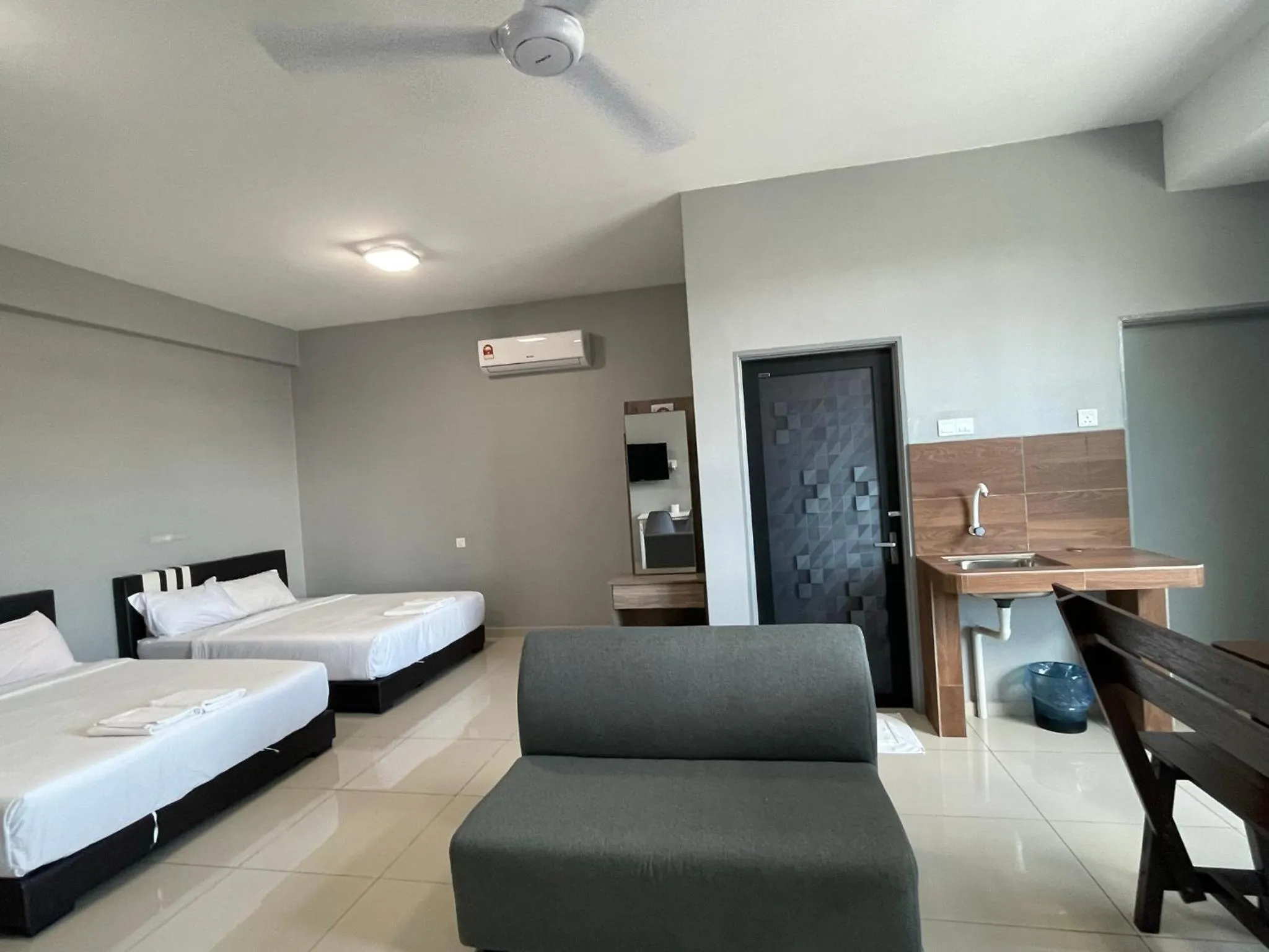 Bed in Reno Hotel Ipoh