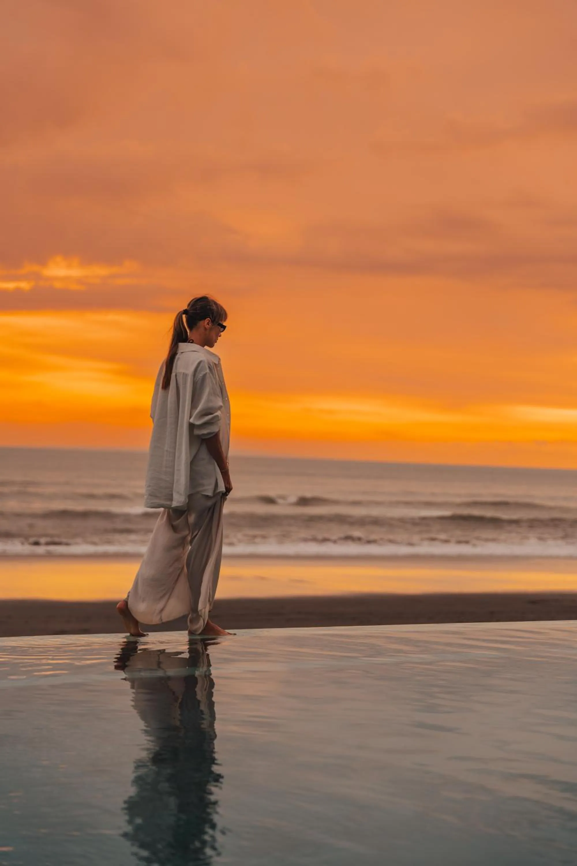 Pool view in Bali Beach Glamping