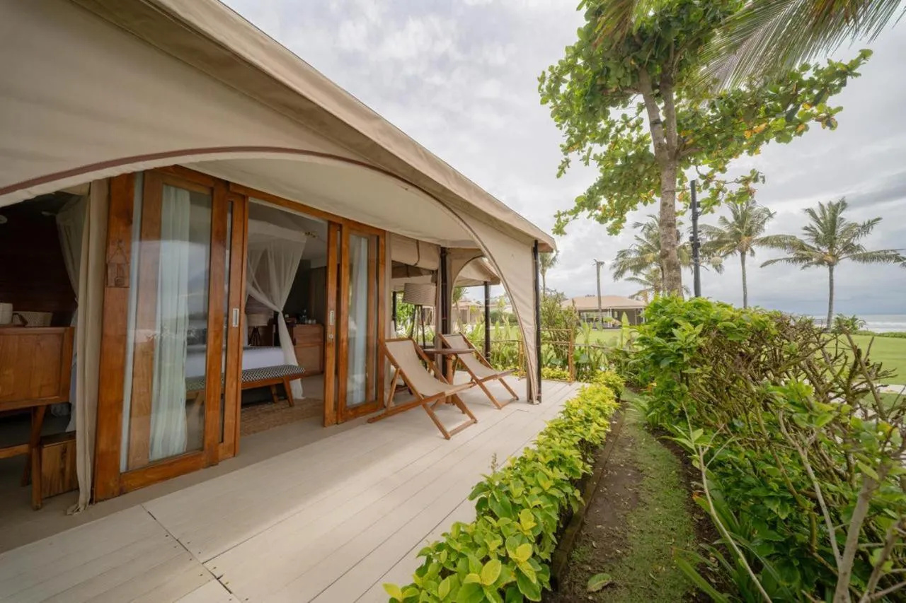 Patio in Bali Beach Glamping