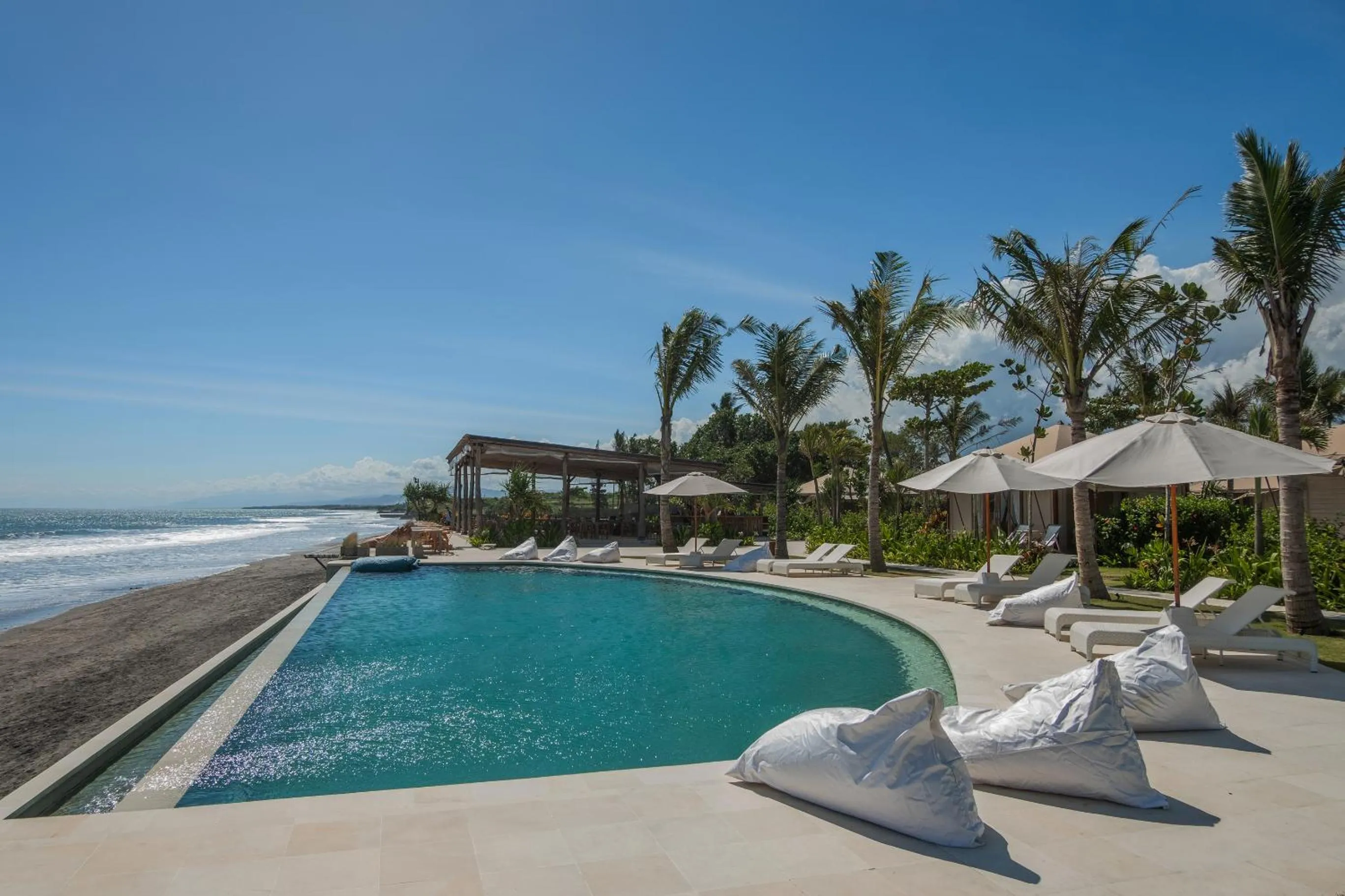 Pool view in Bali Beach Glamping
