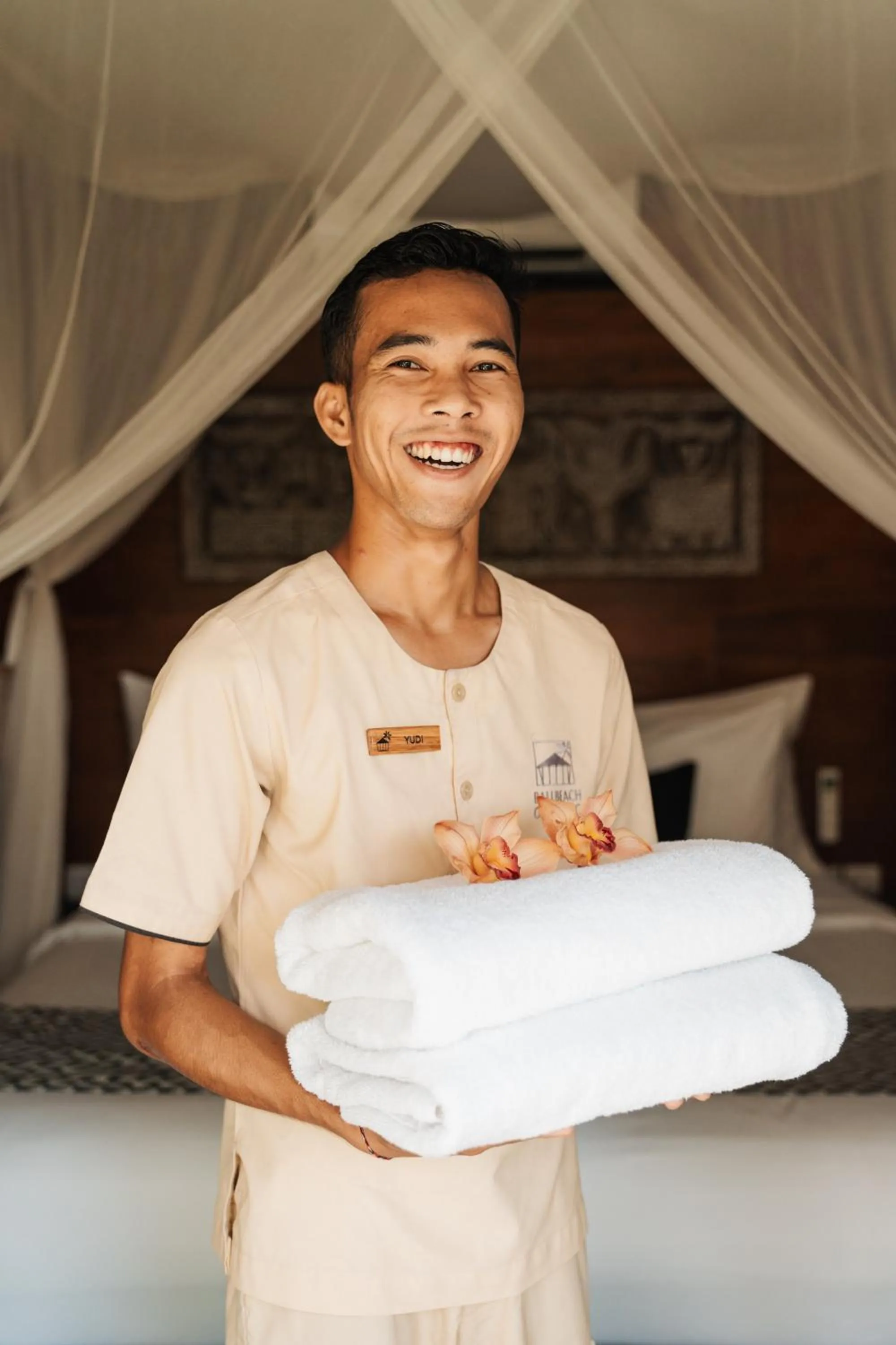 Staff in Bali Beach Glamping