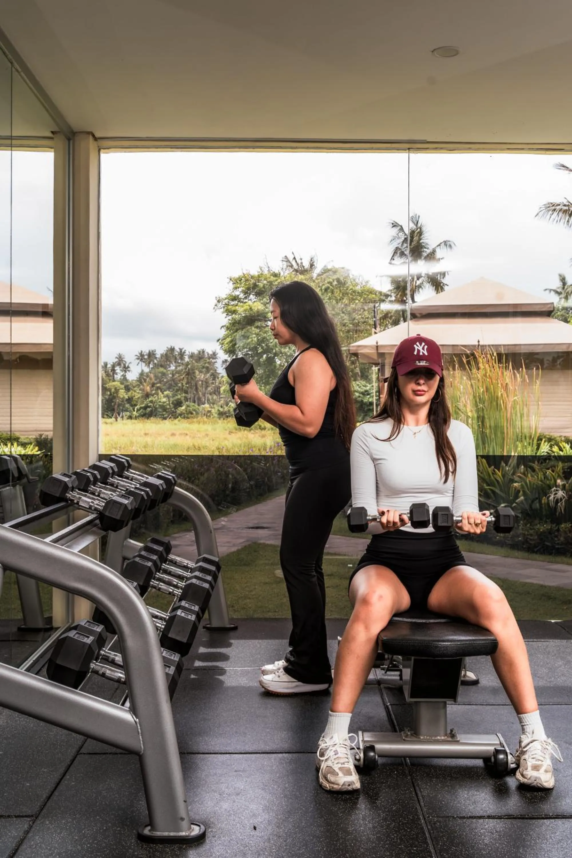 Fitness centre/facilities in Bali Beach Glamping