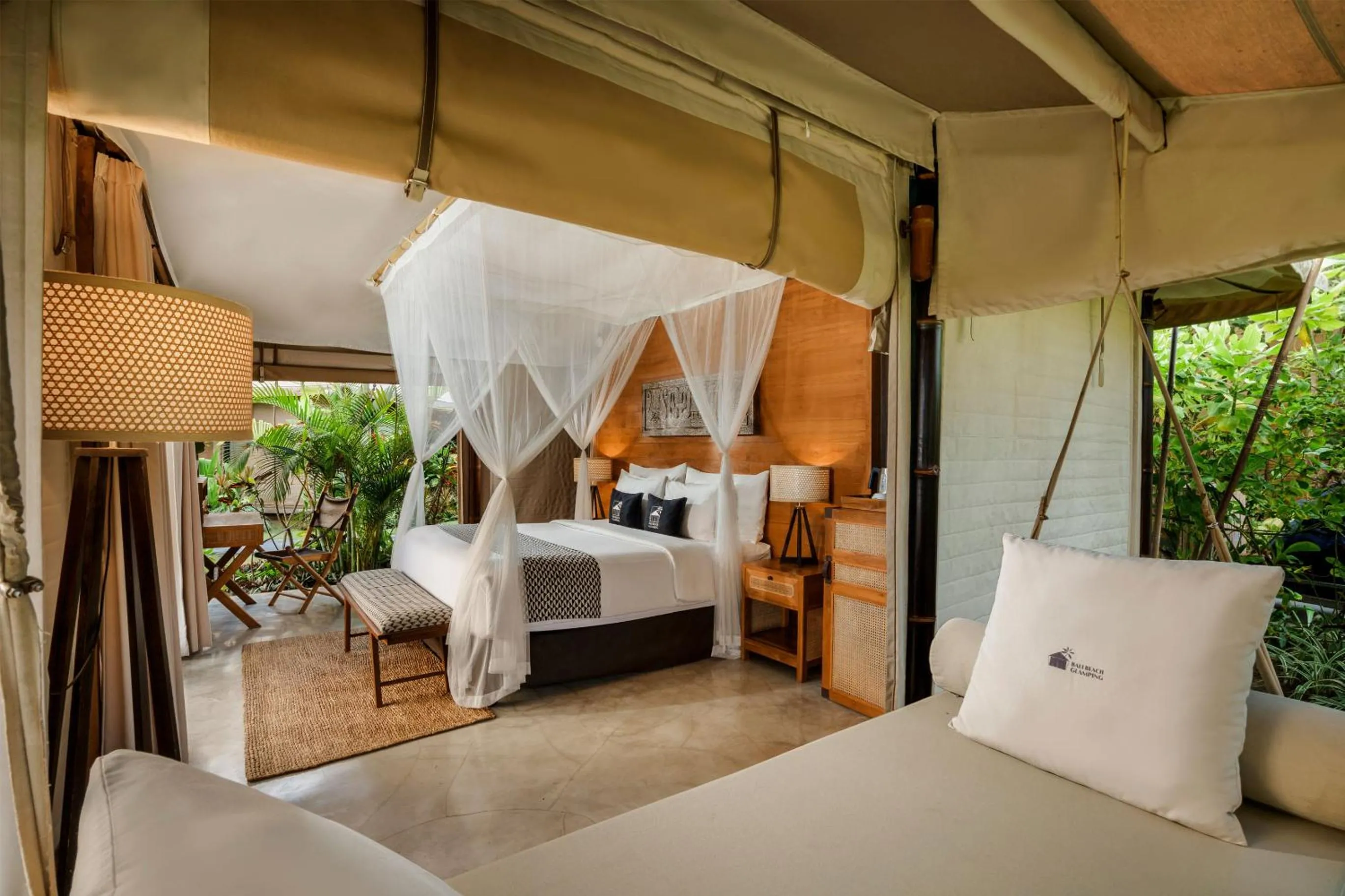 Property building, Bed in Bali Beach Glamping