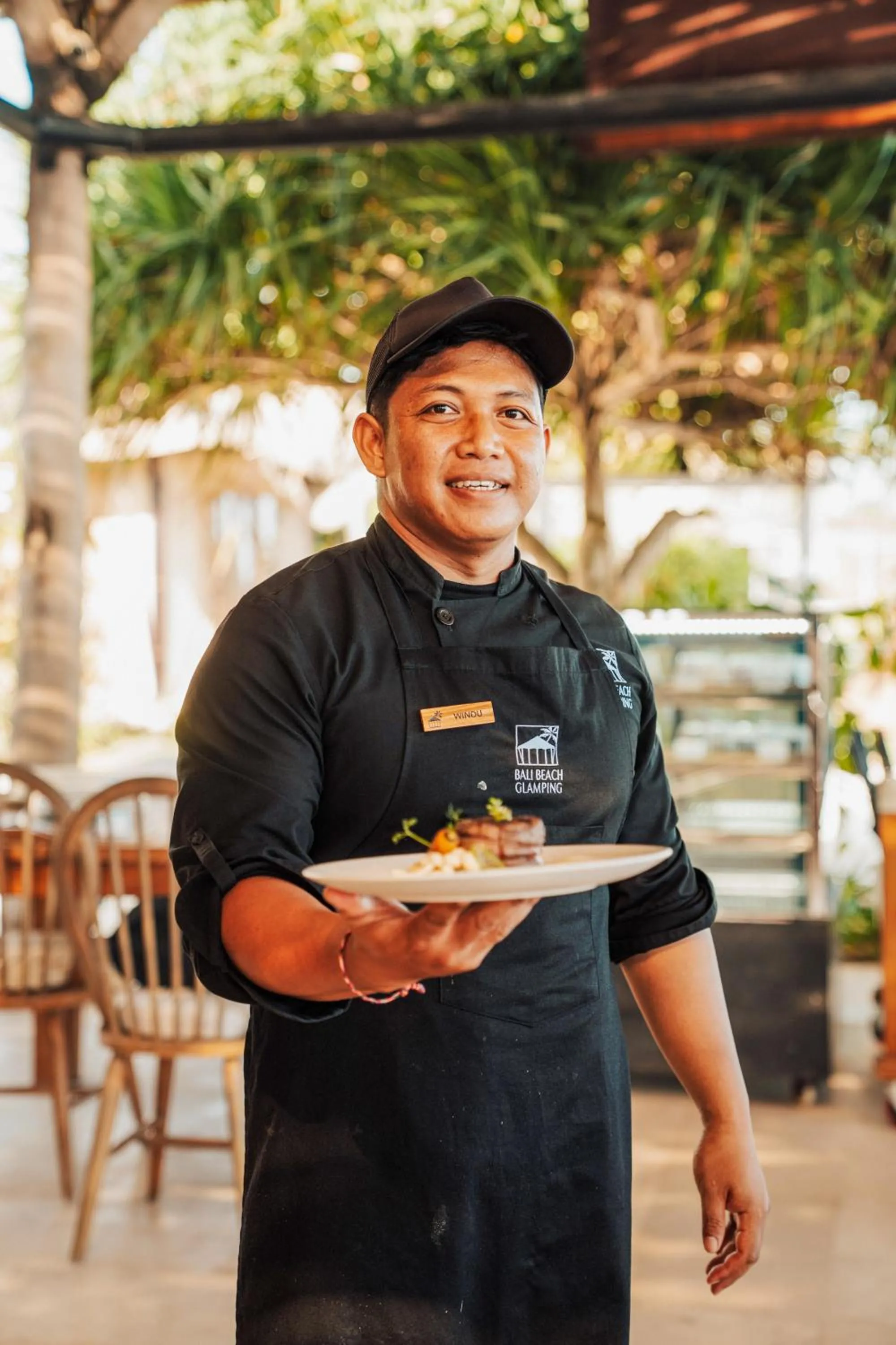 Staff in Bali Beach Glamping