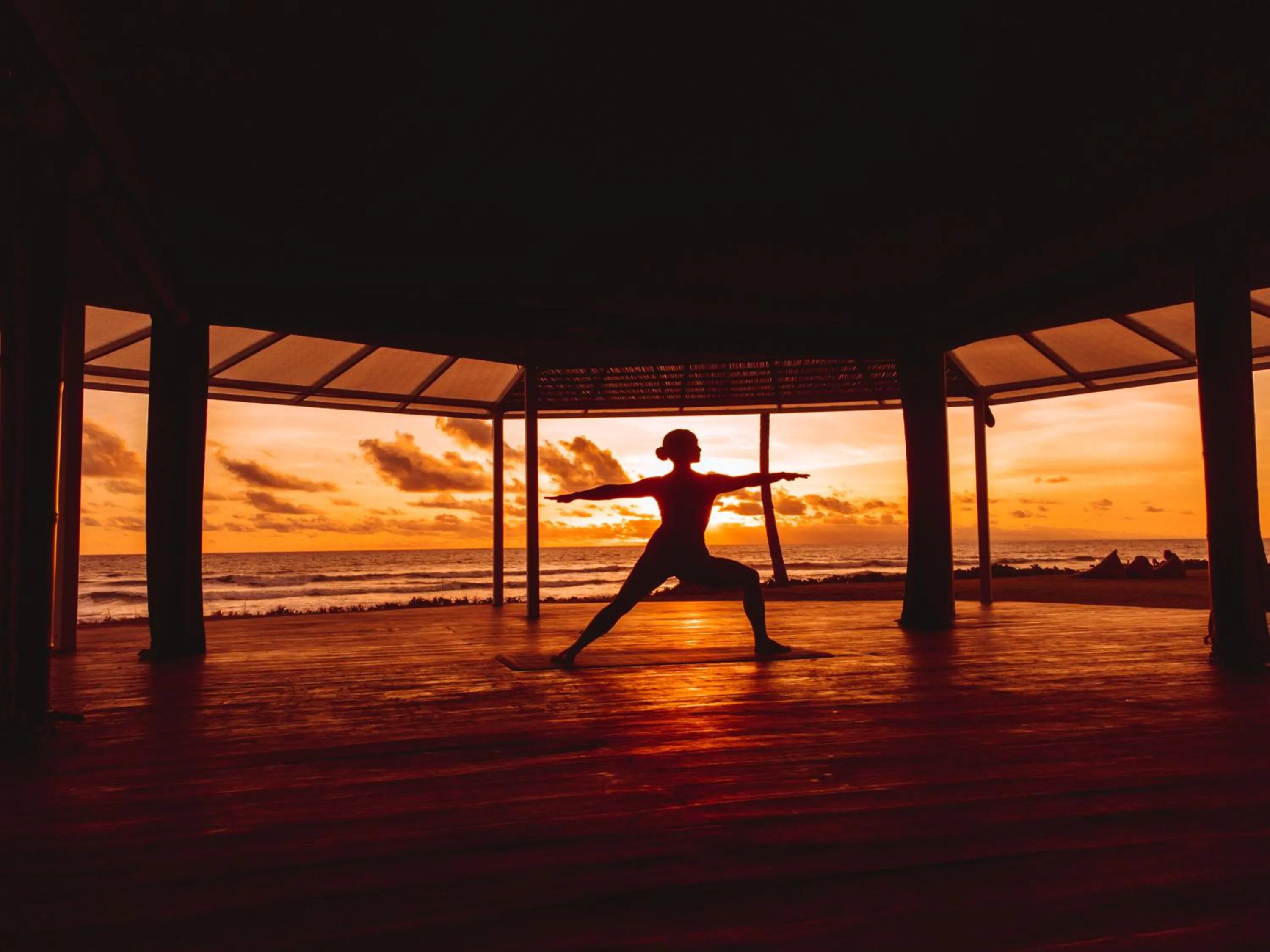 Sunset in Bali Beach Glamping