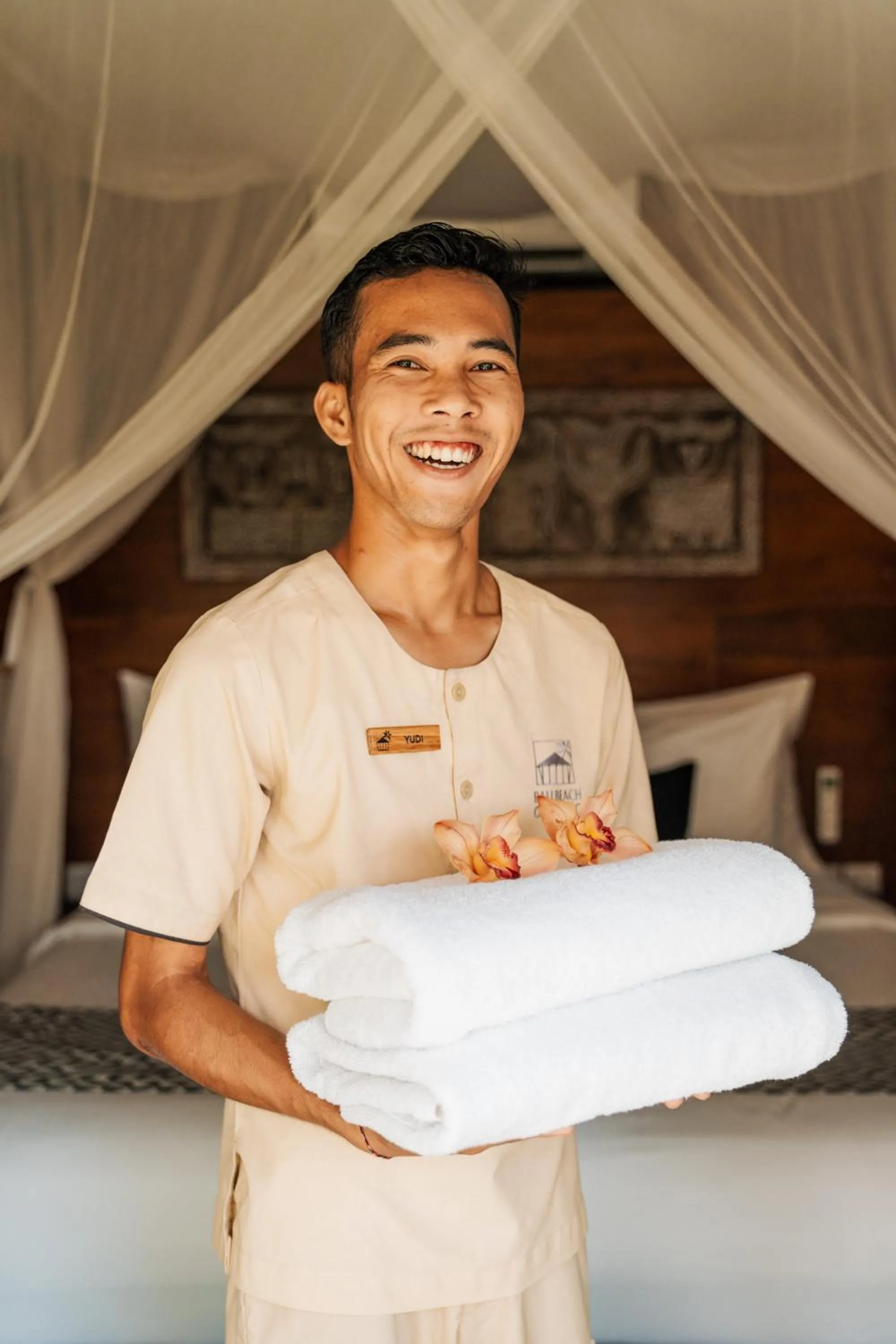 Staff in Bali Beach Glamping