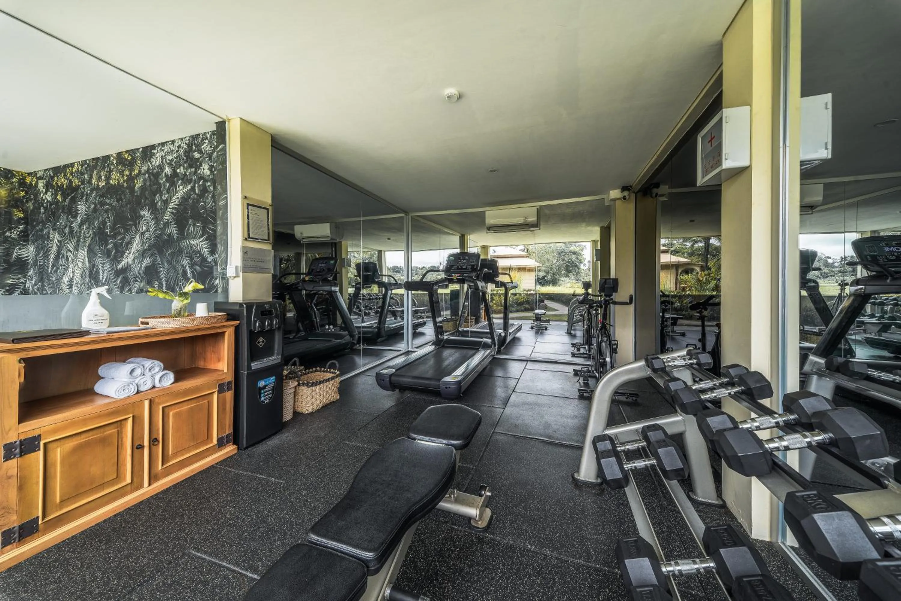 Fitness centre/facilities in Bali Beach Glamping