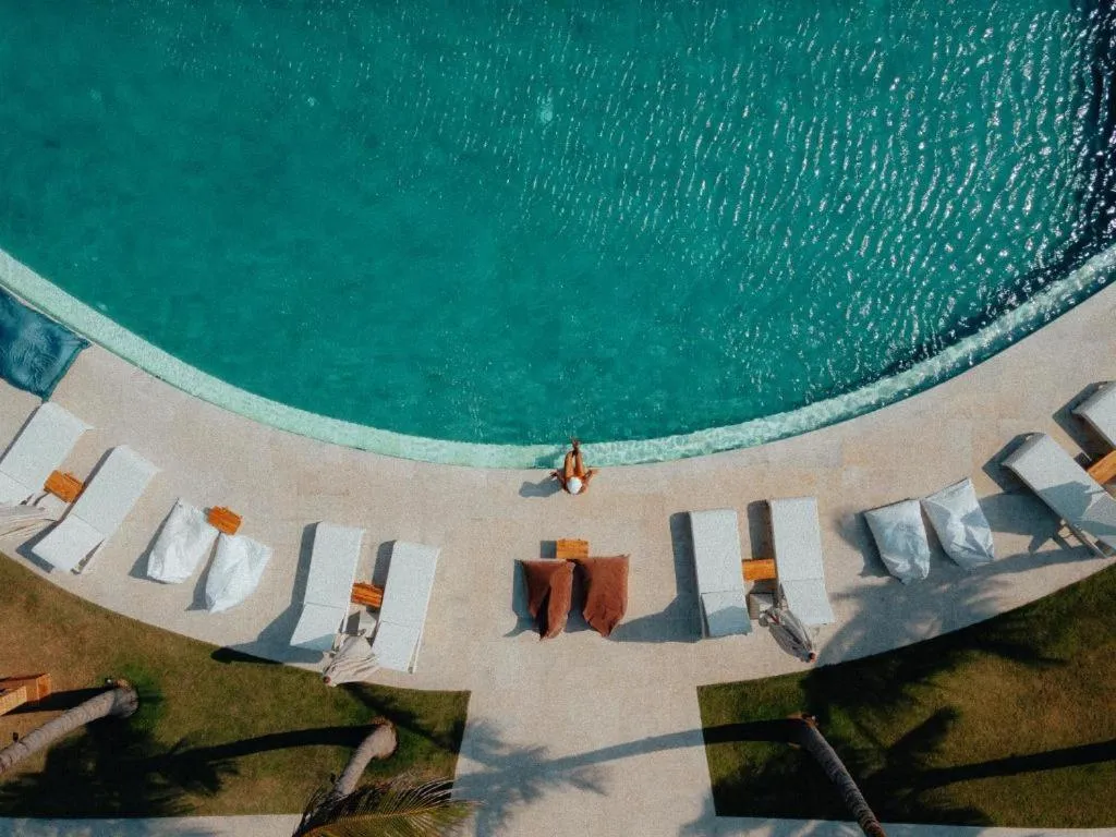 Swimming pool in Bali Beach Glamping