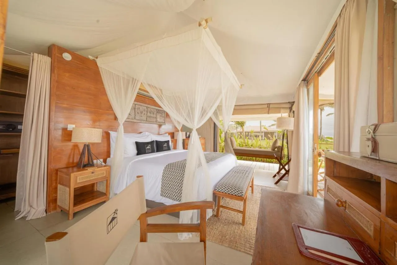 Bedroom, Bed in Bali Beach Glamping