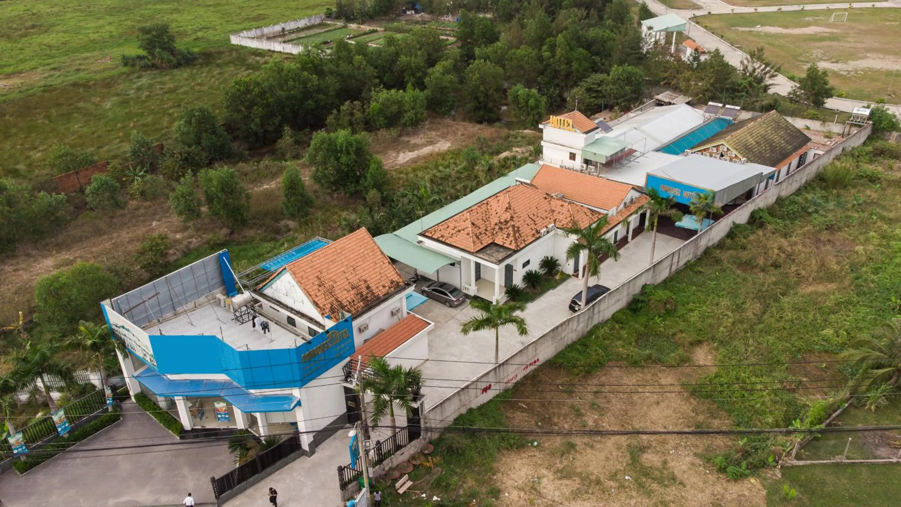 Property building in Paradise Hotel