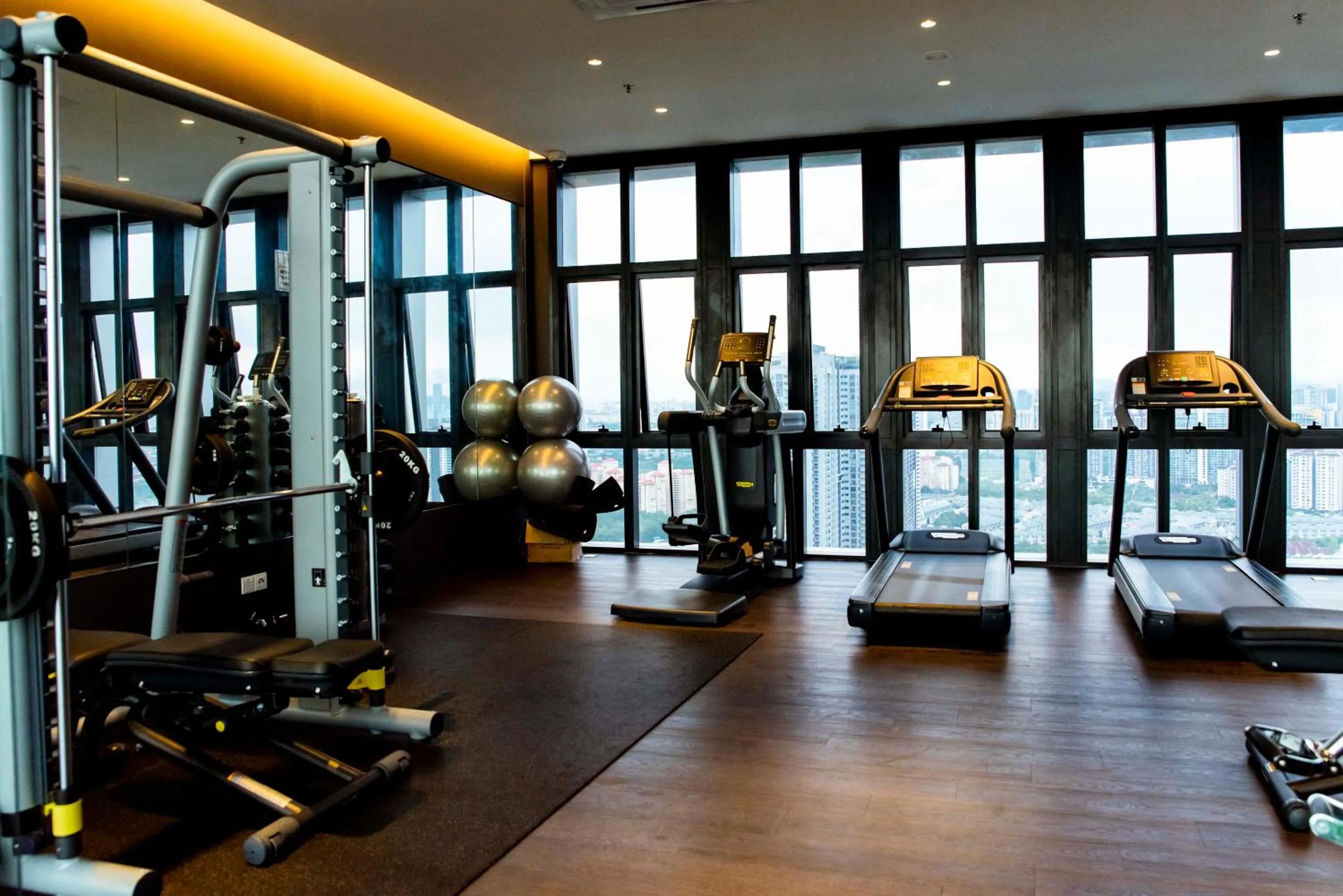 Fitness centre/facilities in Revo Pavilion Bukit Jalil by Ody Suites