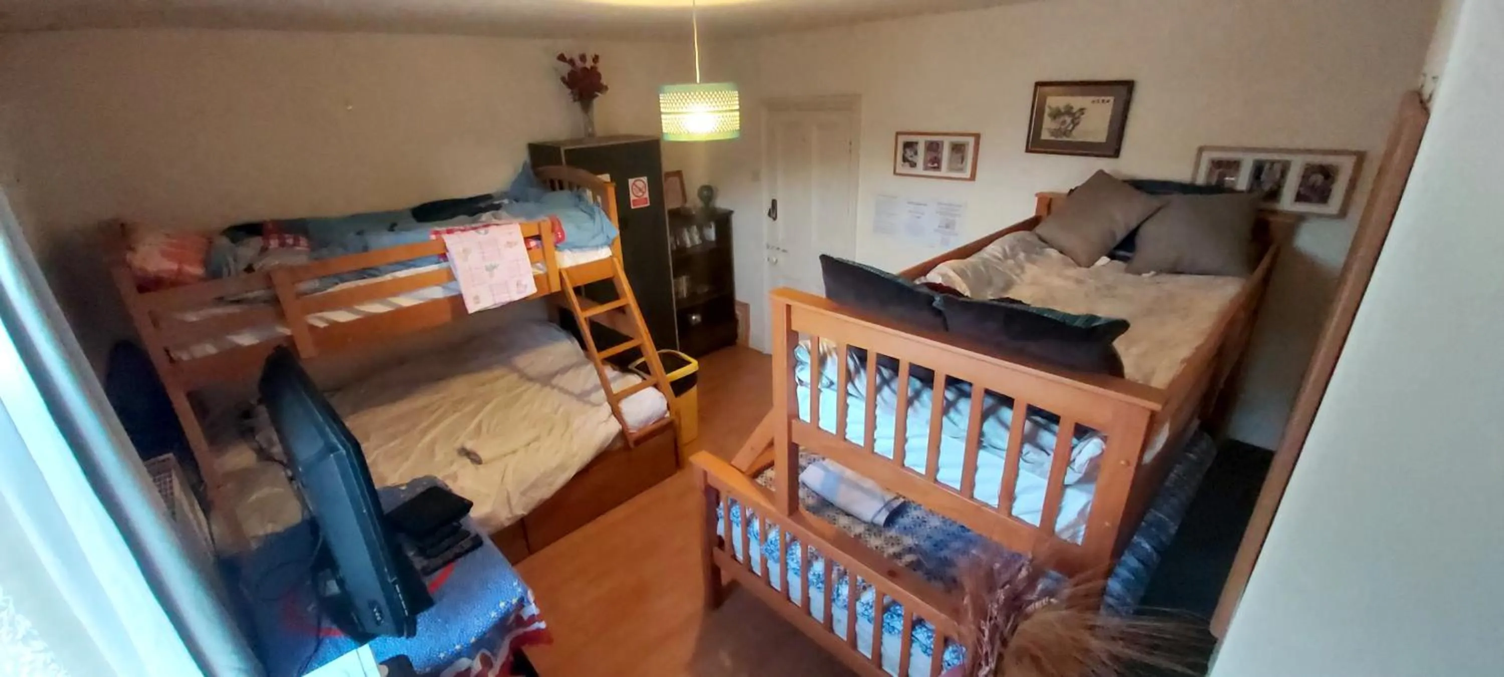 Bed in Phoenix Nights Guest House