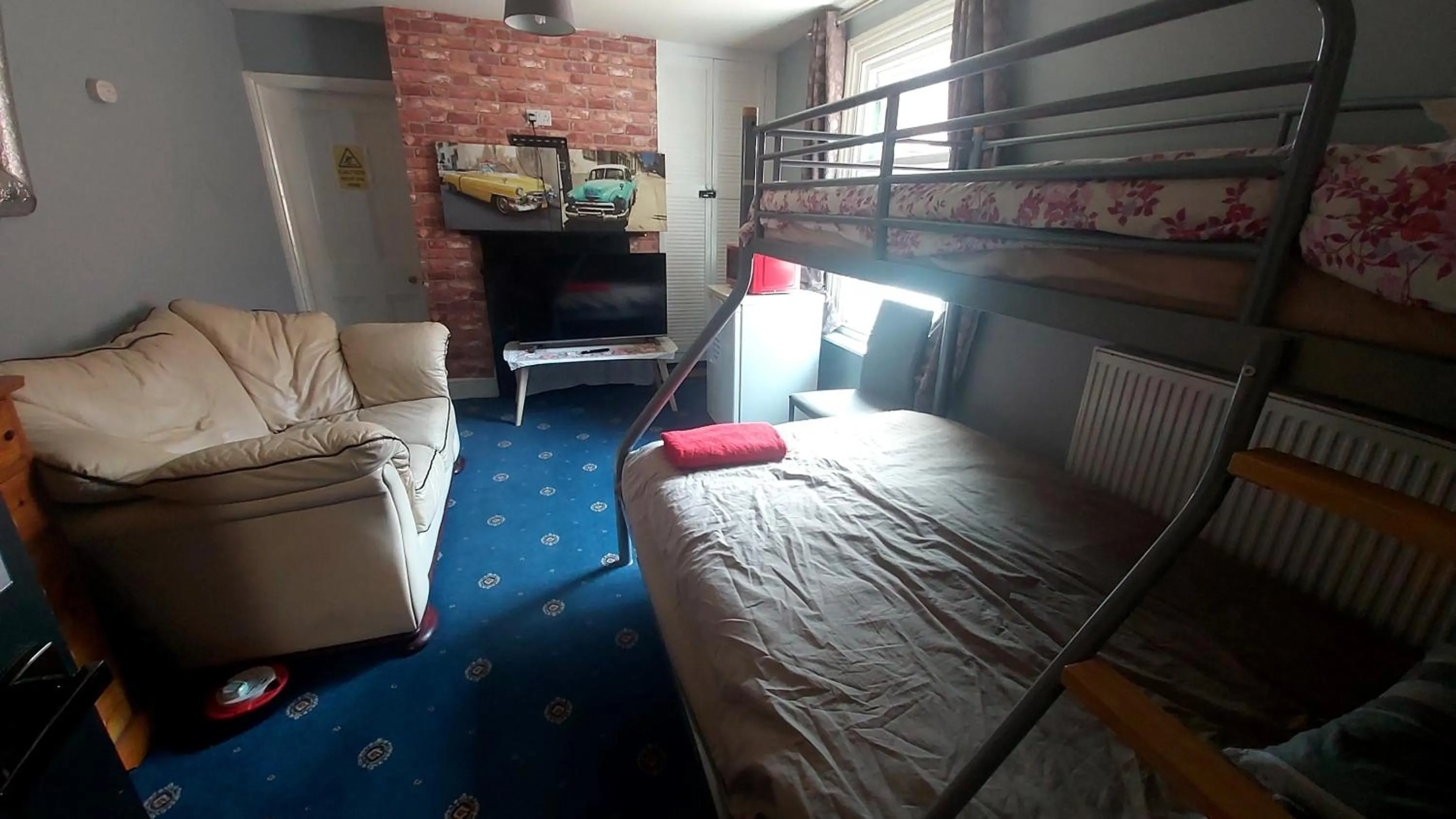 Bed in Phoenix Nights Guest House