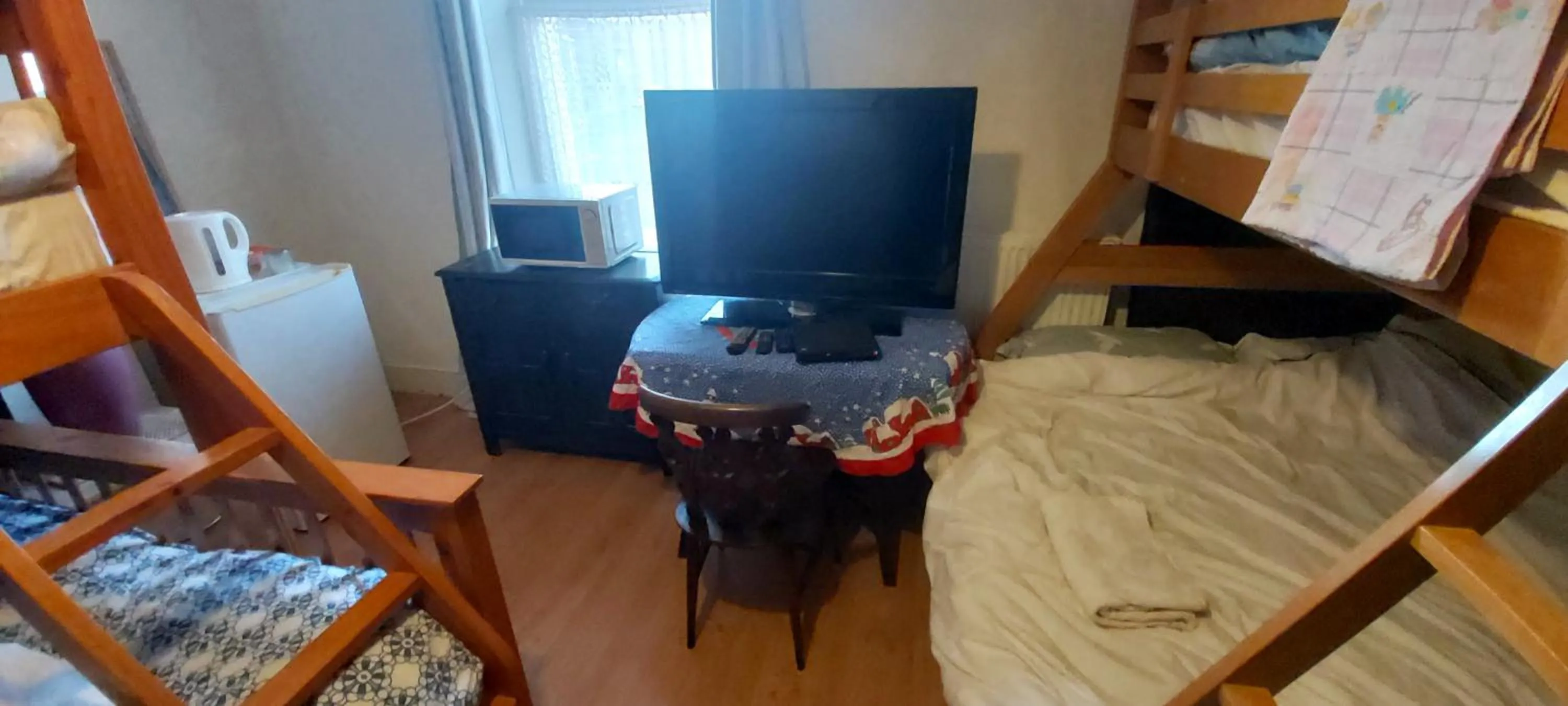 Bed in Phoenix Nights Guest House