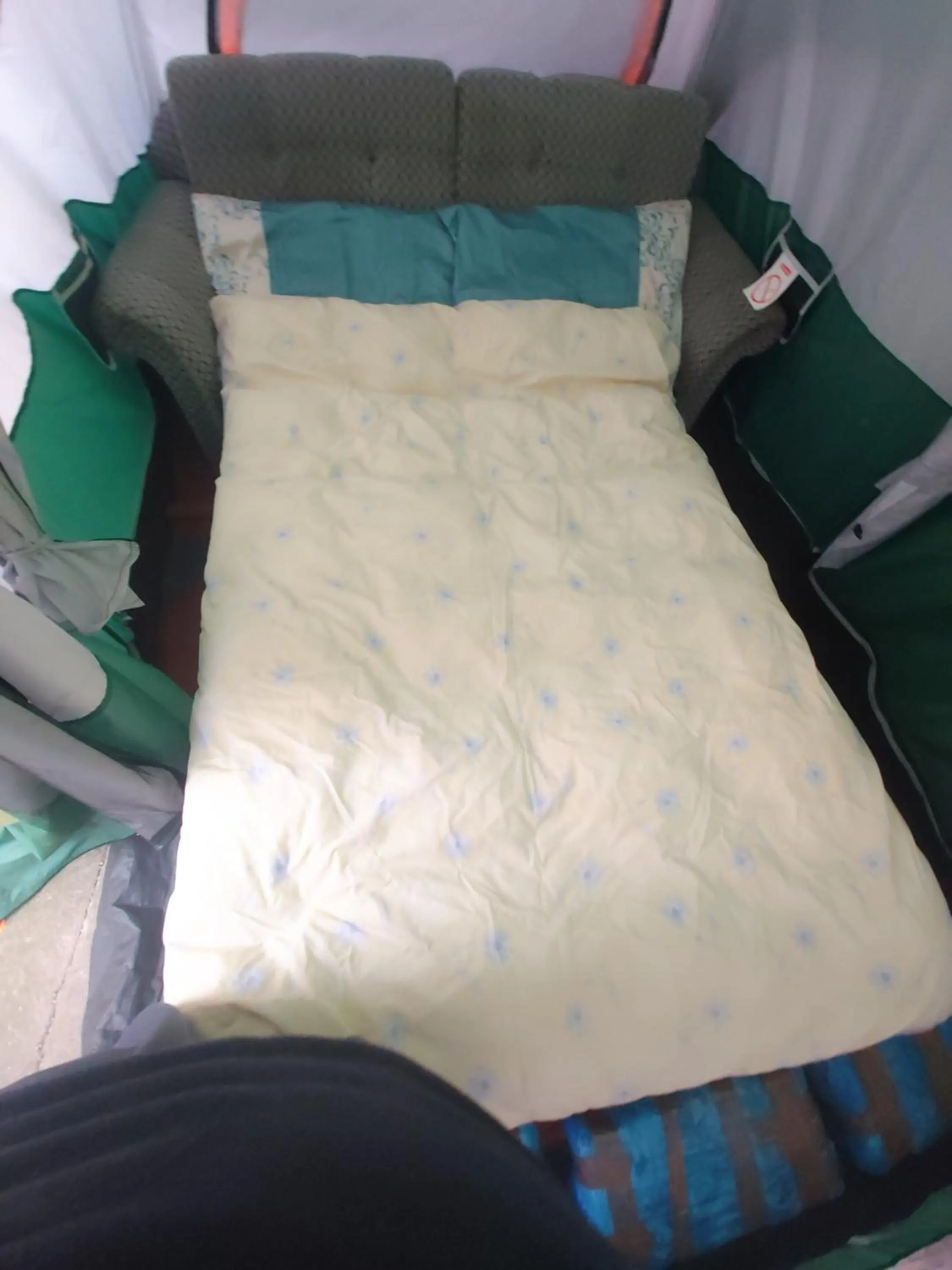 Bed in Phoenix Nights Guest House