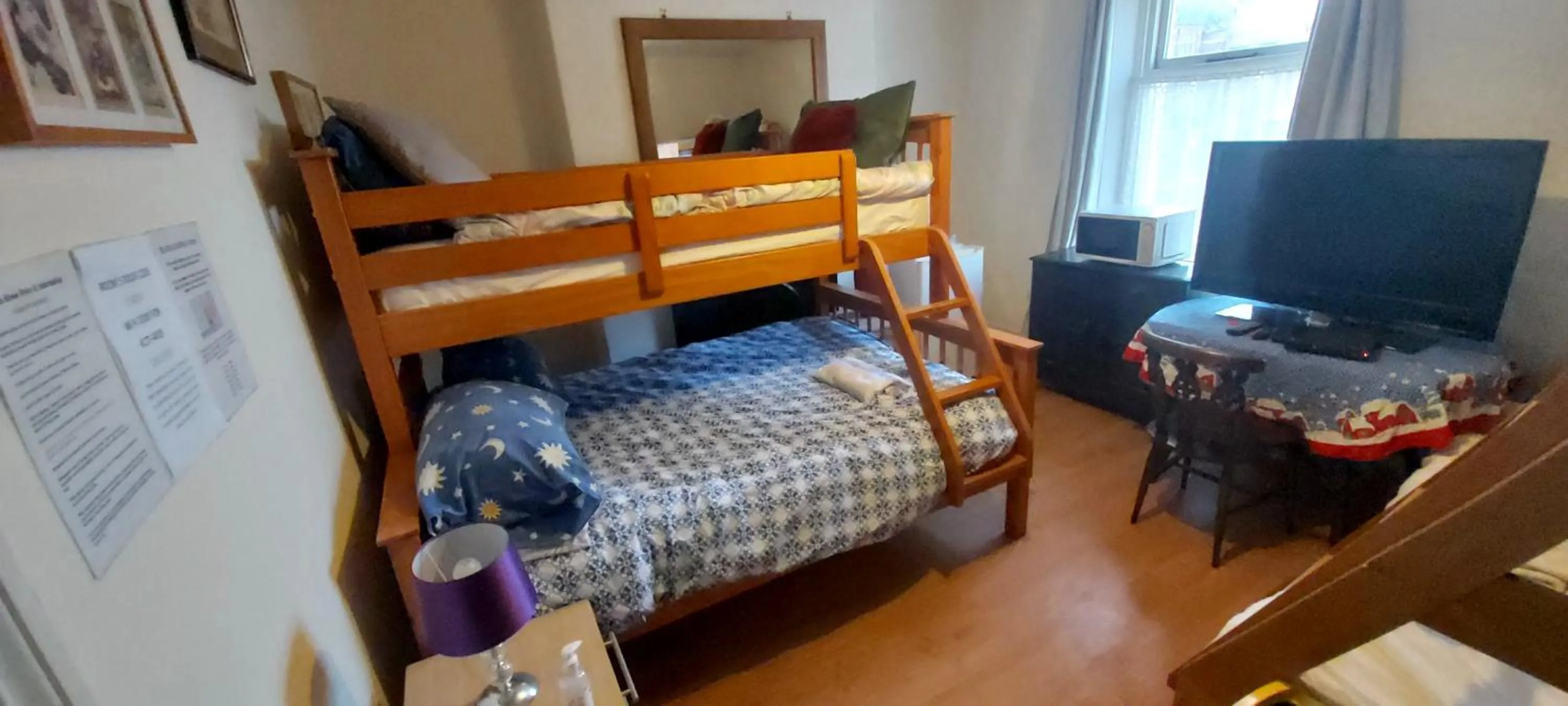 Bed in Phoenix Nights Guest House