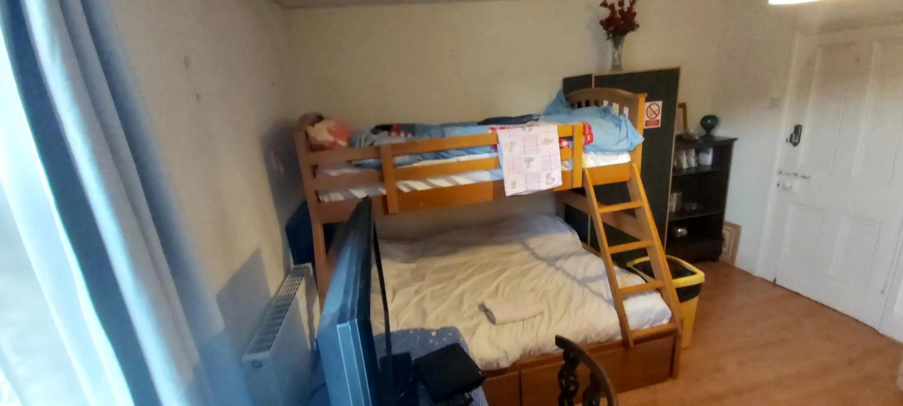 Bed in Phoenix Nights Guest House