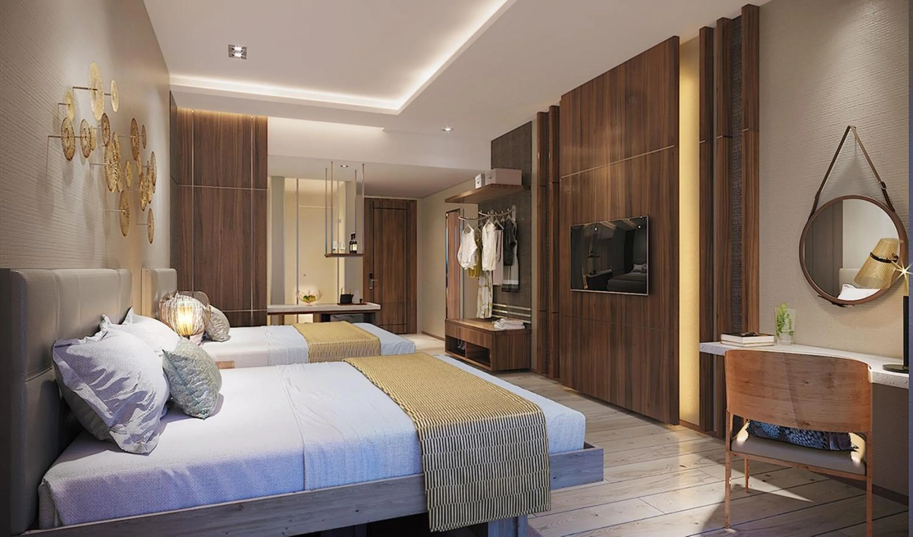 Bed in Nouveau Resort